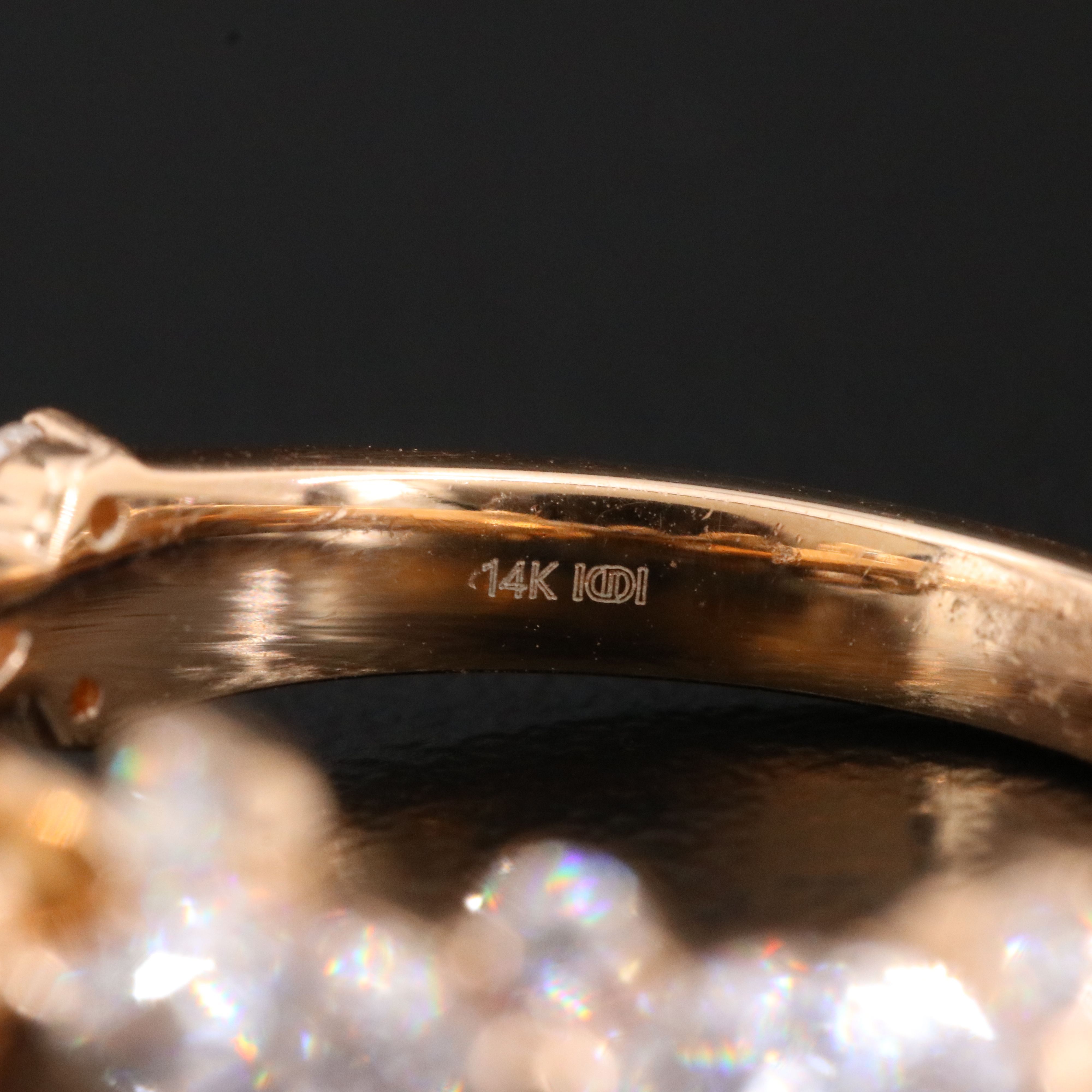 14K Rose Gold 2.80 CTW Lab Grown Diamond Ring with Online IGI Report