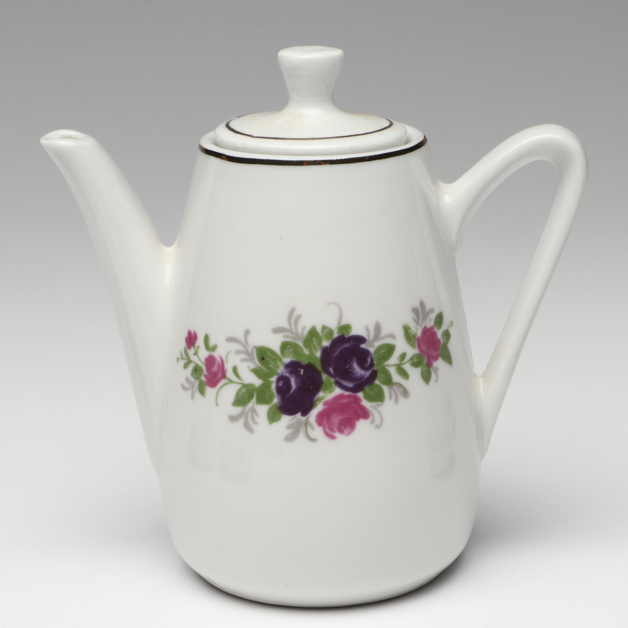 East German Porzellan Kinderservice Porcelain Toy Tea Set