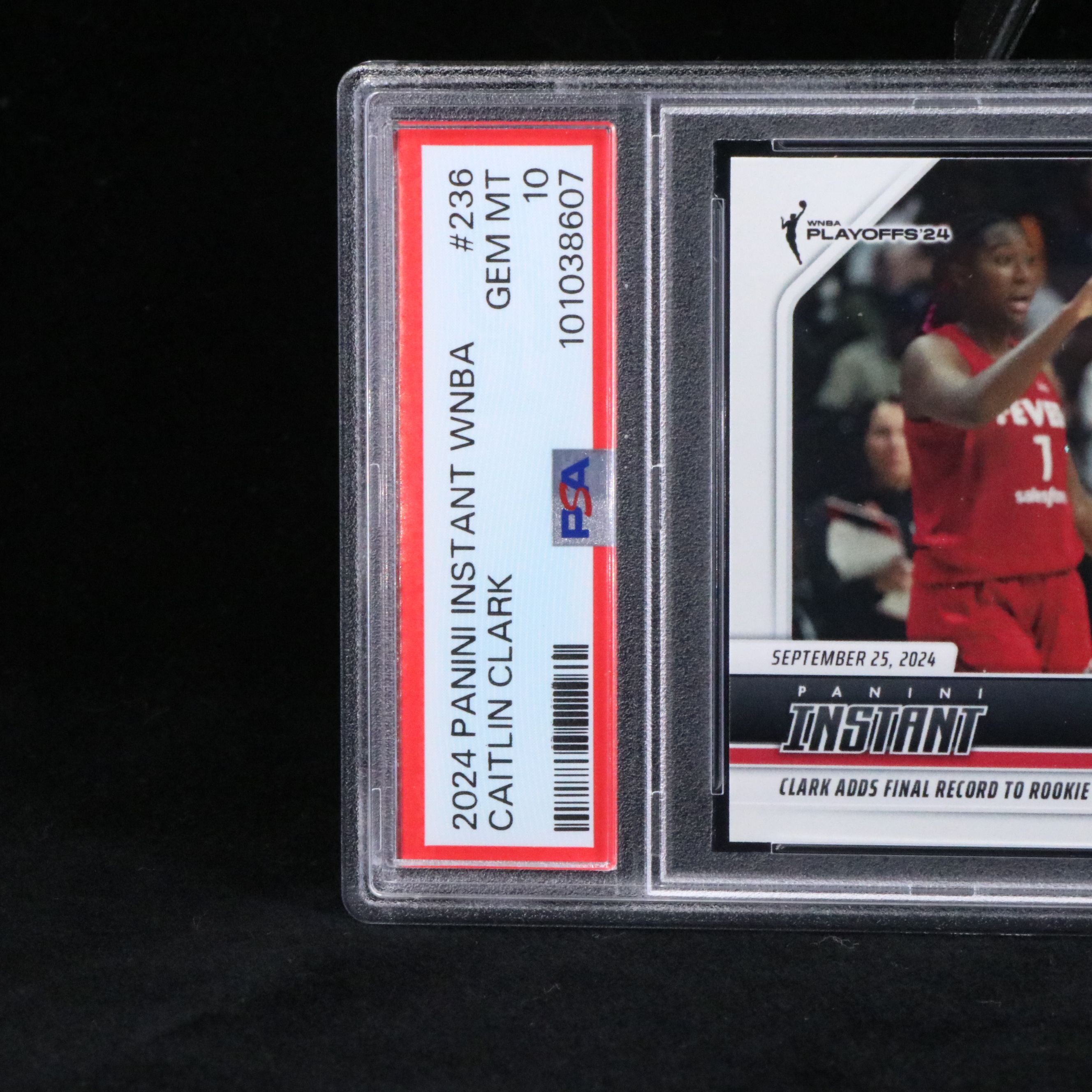 2024 Panini Instant Caitlin Clark Rookie Basketball Card Graded PSA 10