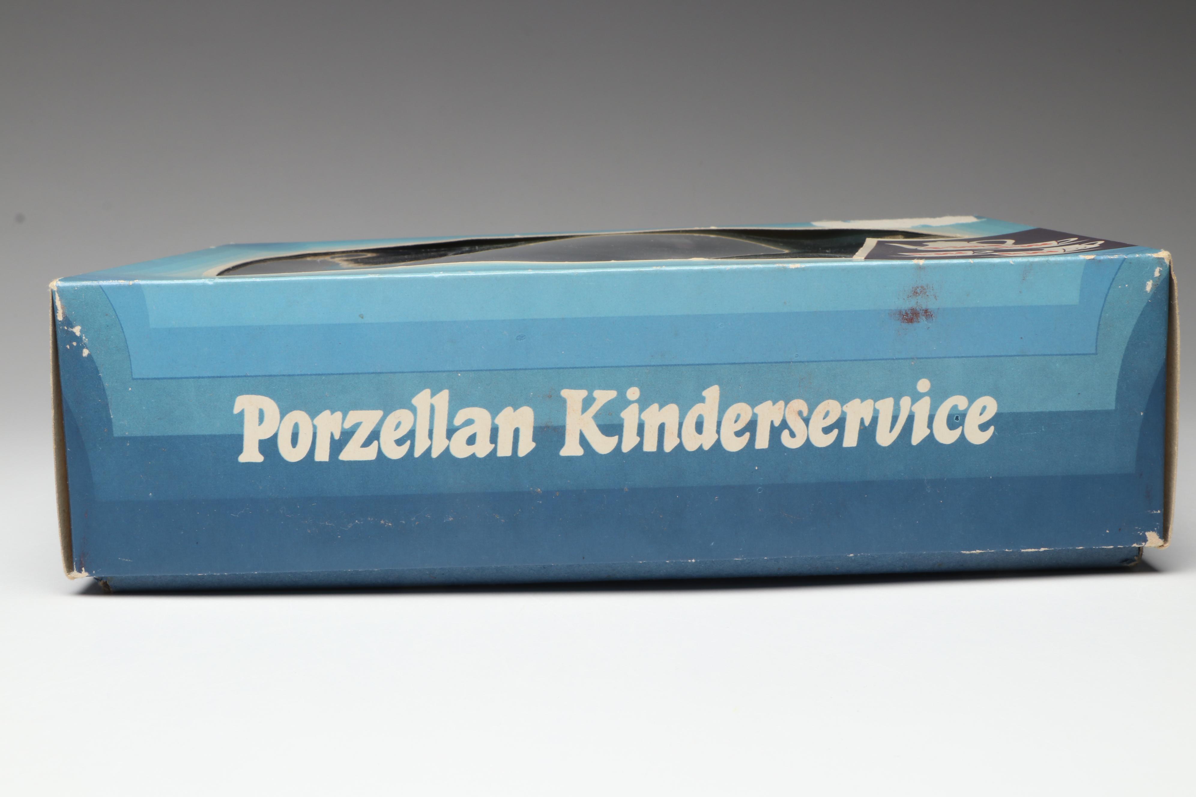 East German Porzellan Kinderservice Porcelain Toy Tea Set