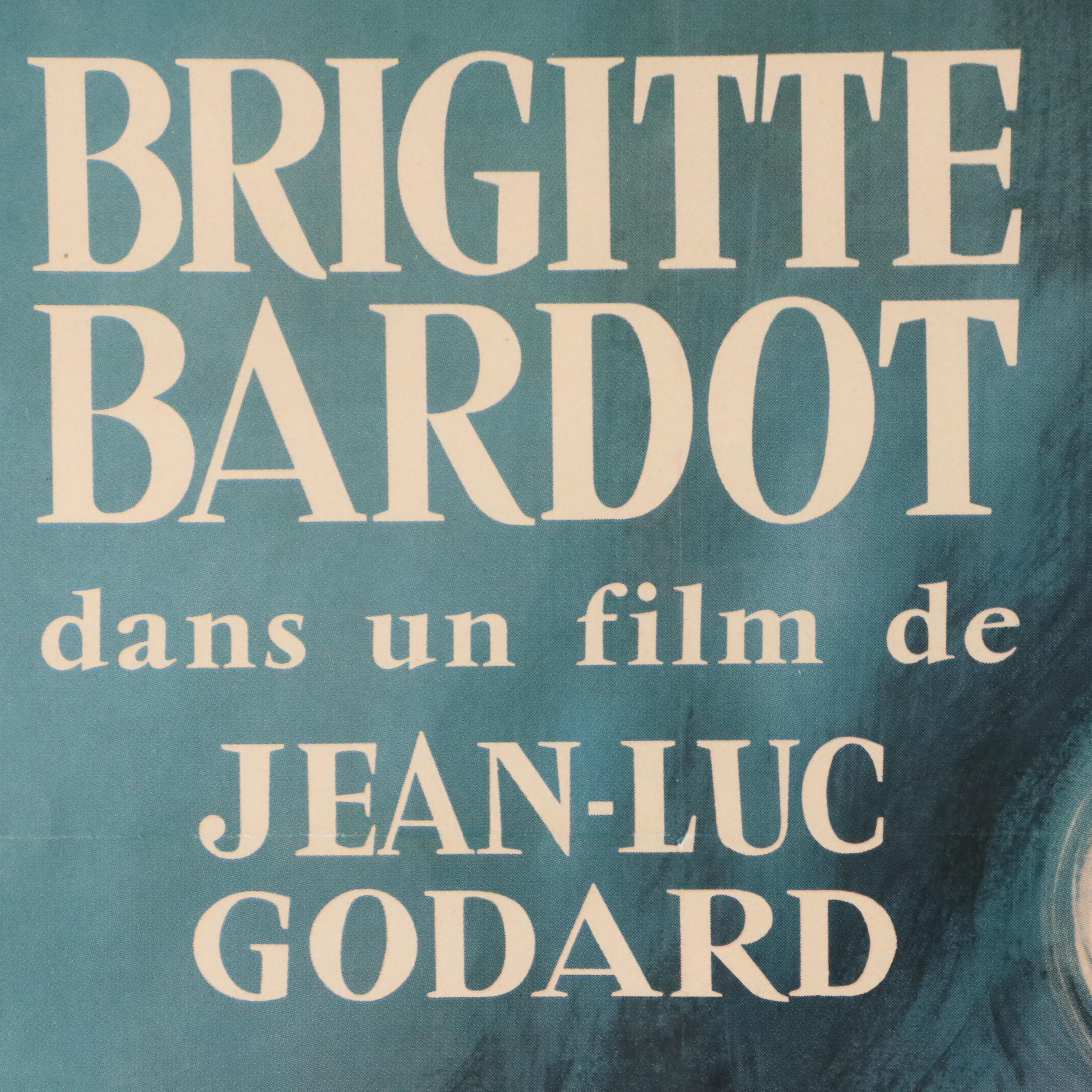 Brigitte Bardot Offset Lithograph Movie Poster After Georges Allard "Le Mépris"