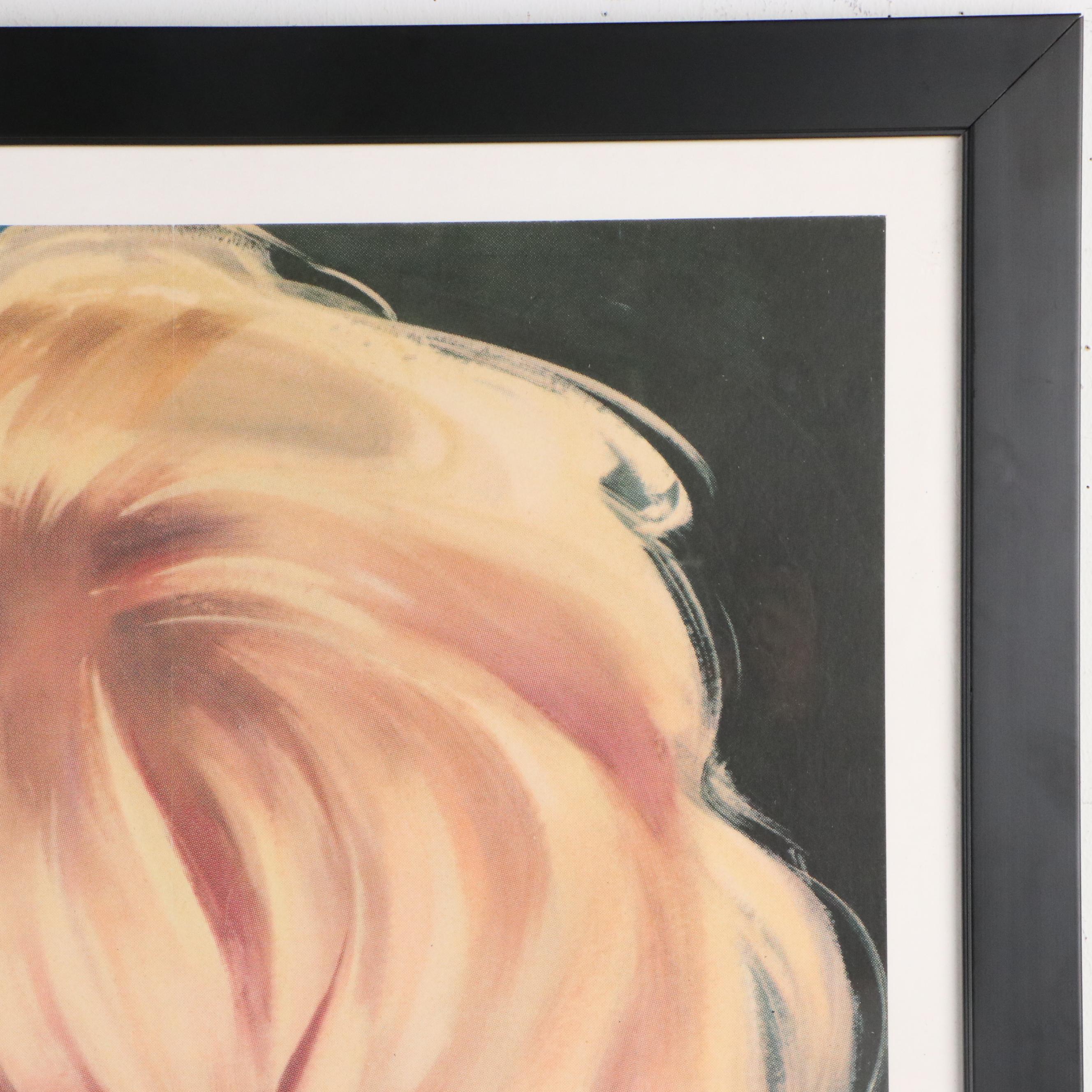 Brigitte Bardot Offset Lithograph Movie Poster After Georges Allard "Le Mépris"