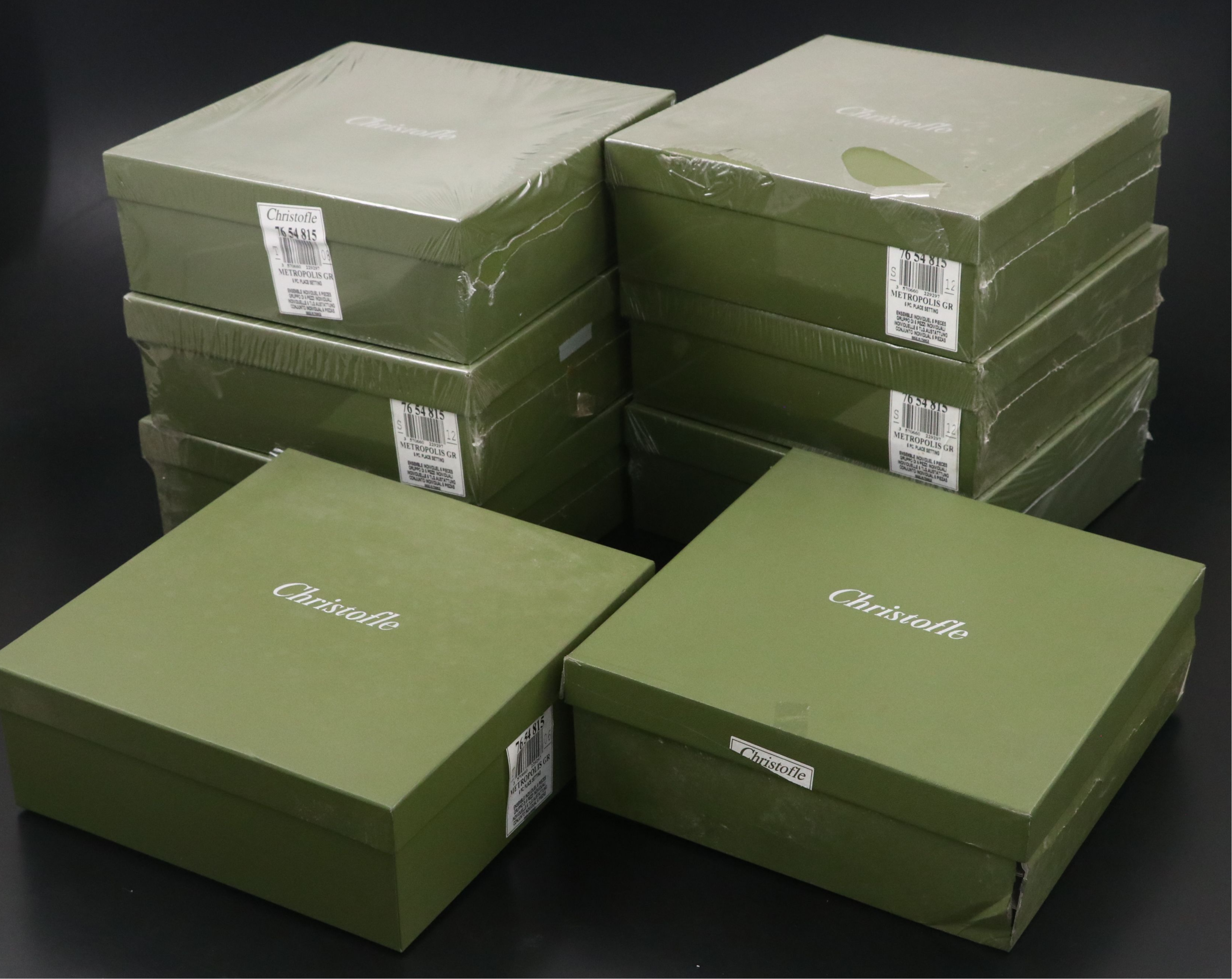 Christofle "Metropolis" Dinnerware Service for Eight