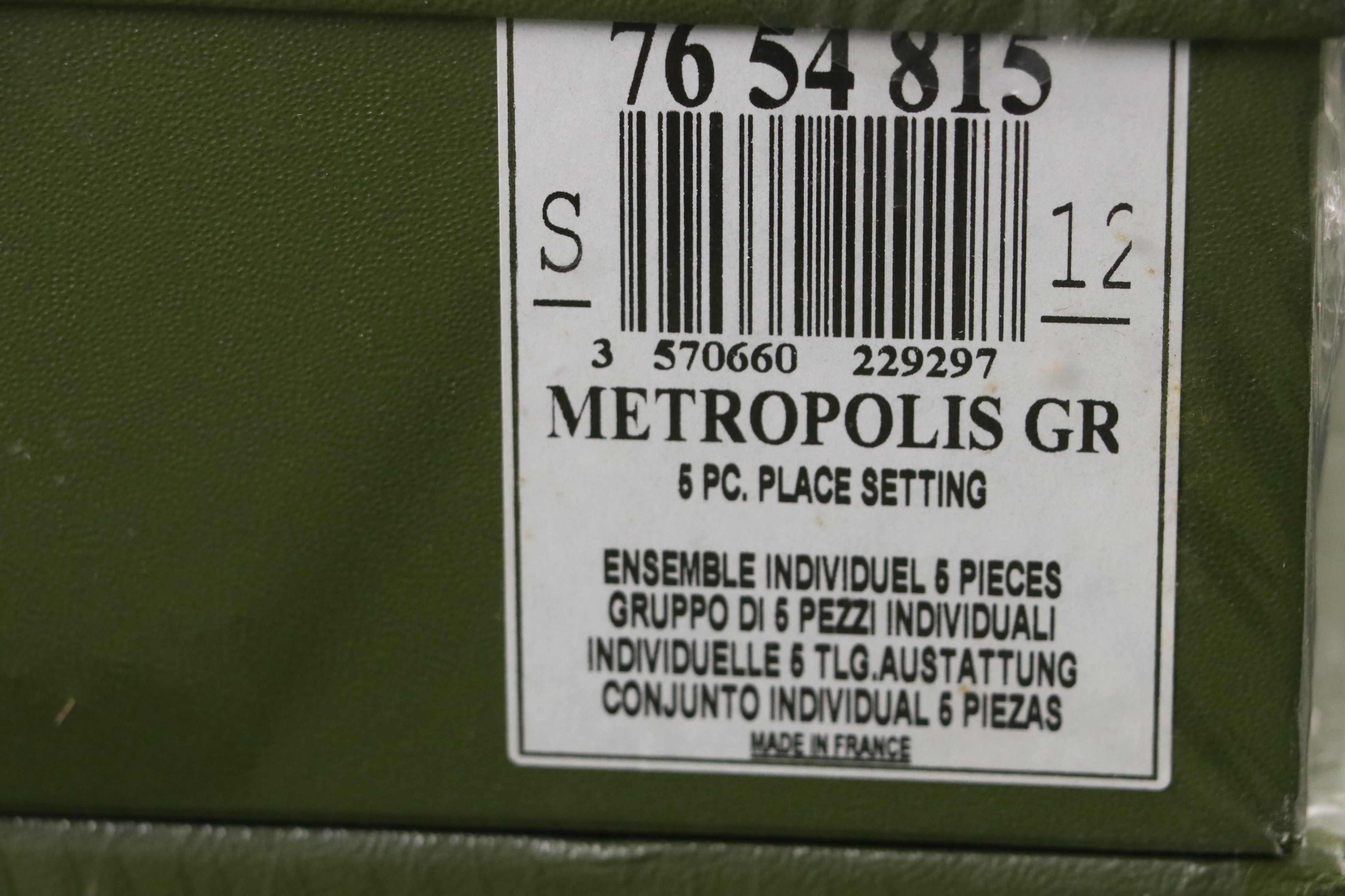 Christofle "Metropolis" Dinnerware Service for Eight