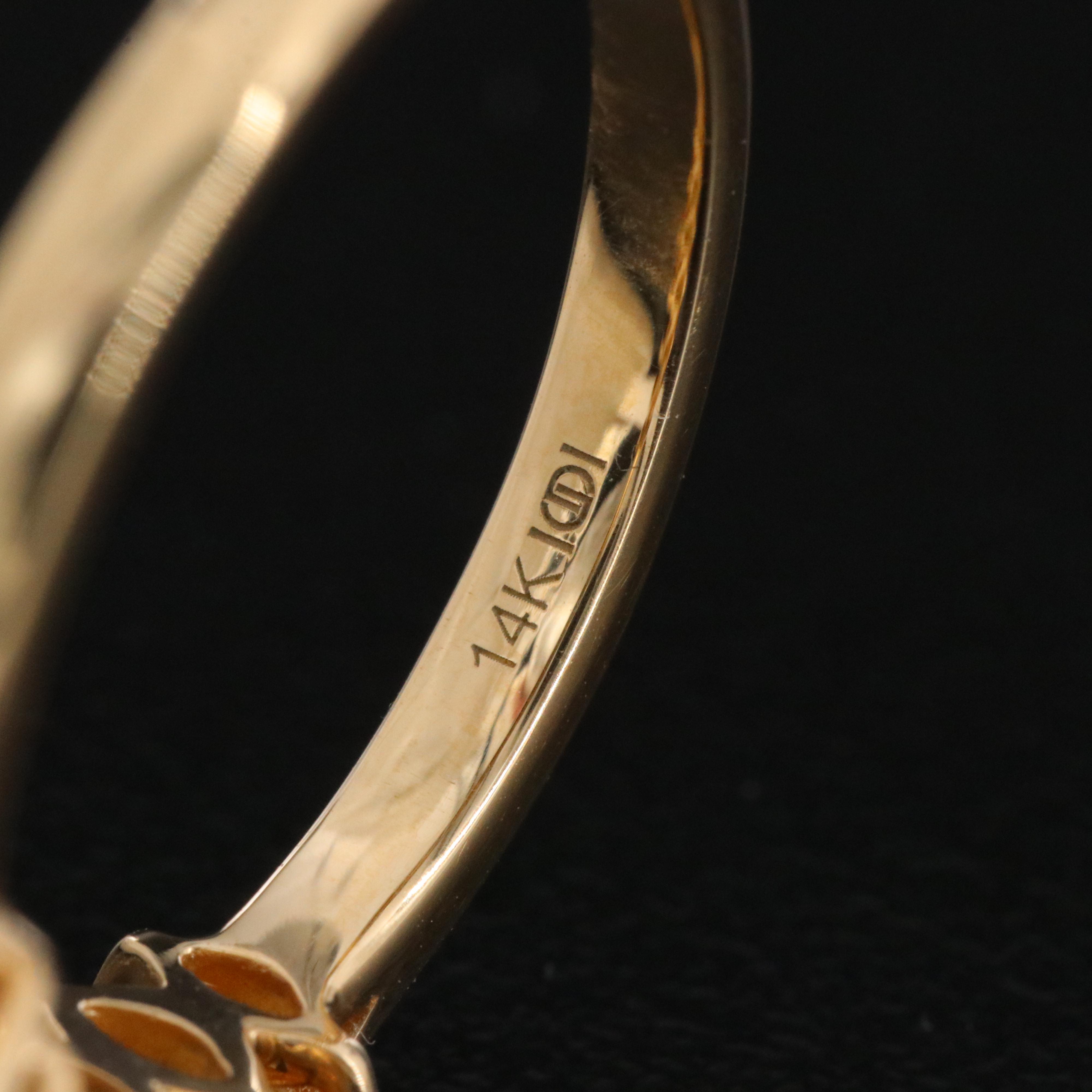 14K 1.00 CTW Lab Grown Diamond Ring