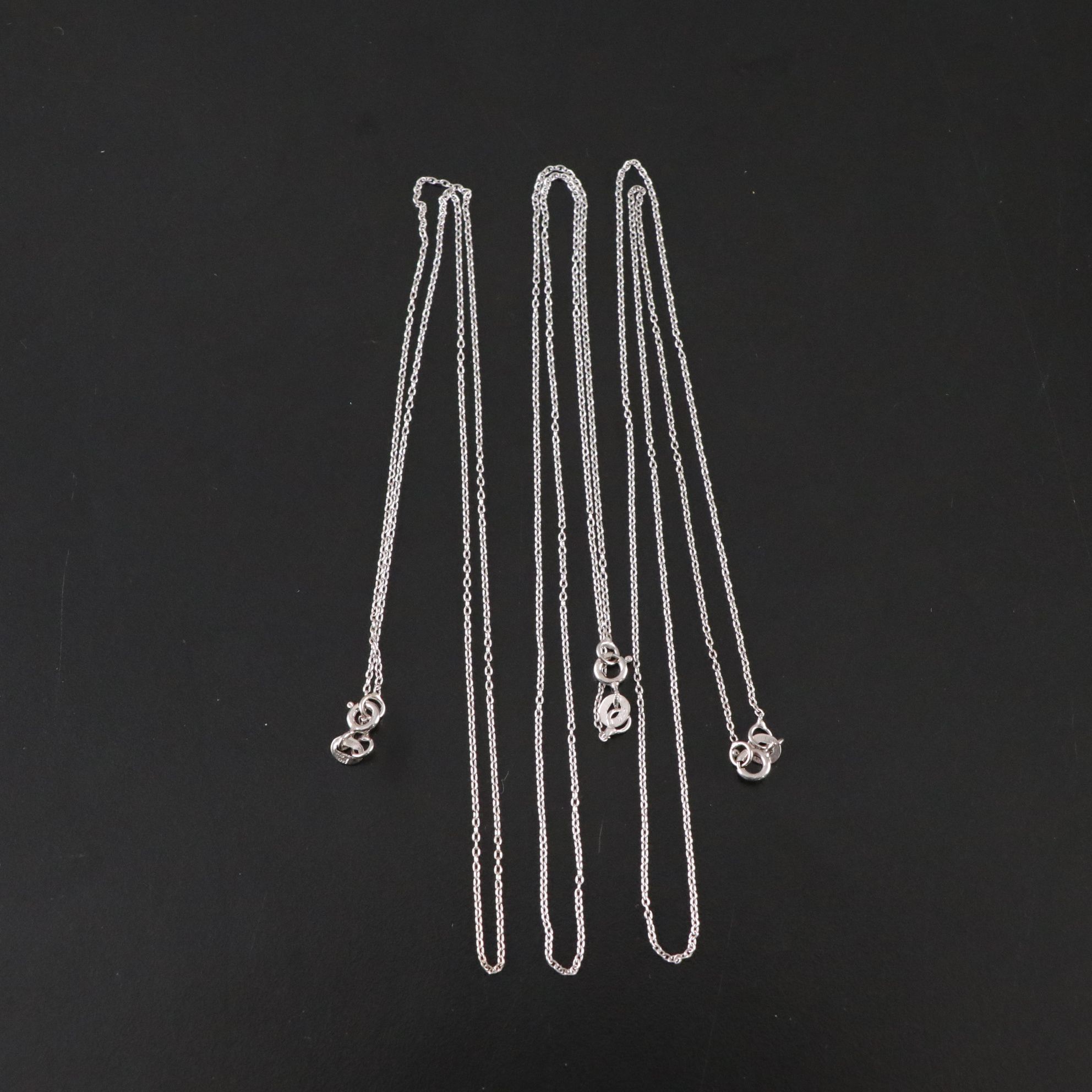 14 Assorted Sterling Silver Rings, Necklaces and Earrings