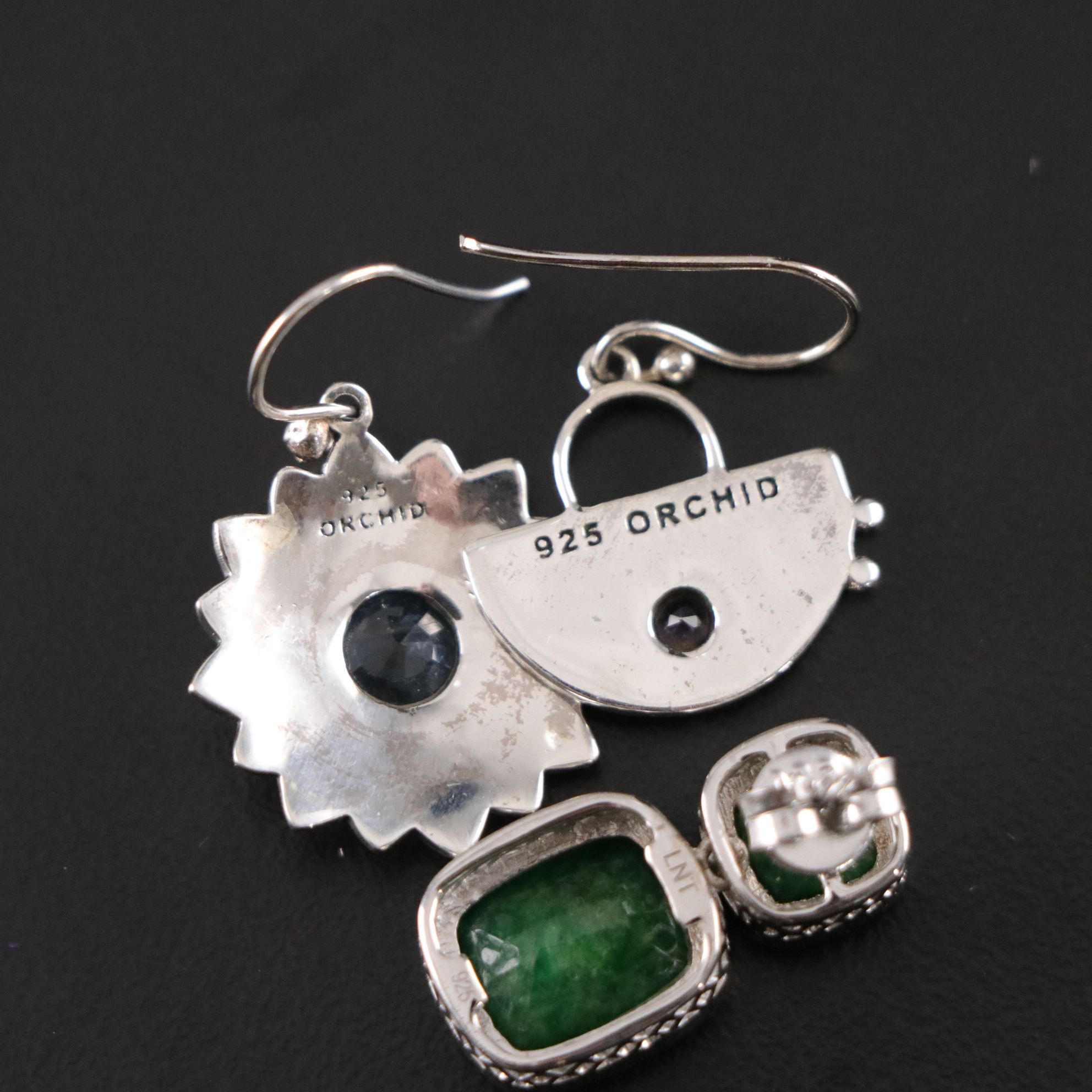 14 Assorted Sterling Silver Rings, Necklaces and Earrings