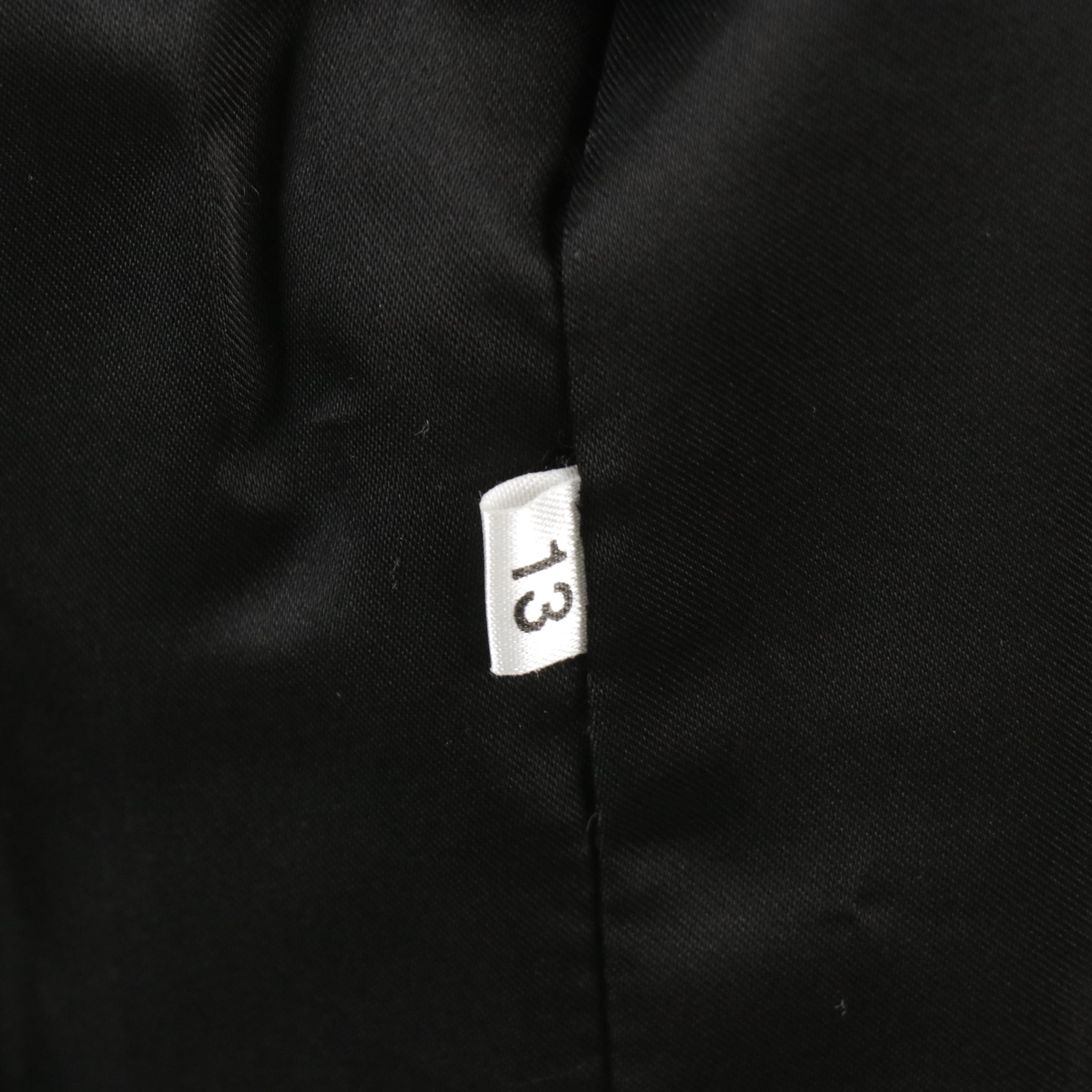 Vintage Black Dyed Mink Fur Coat with Collar