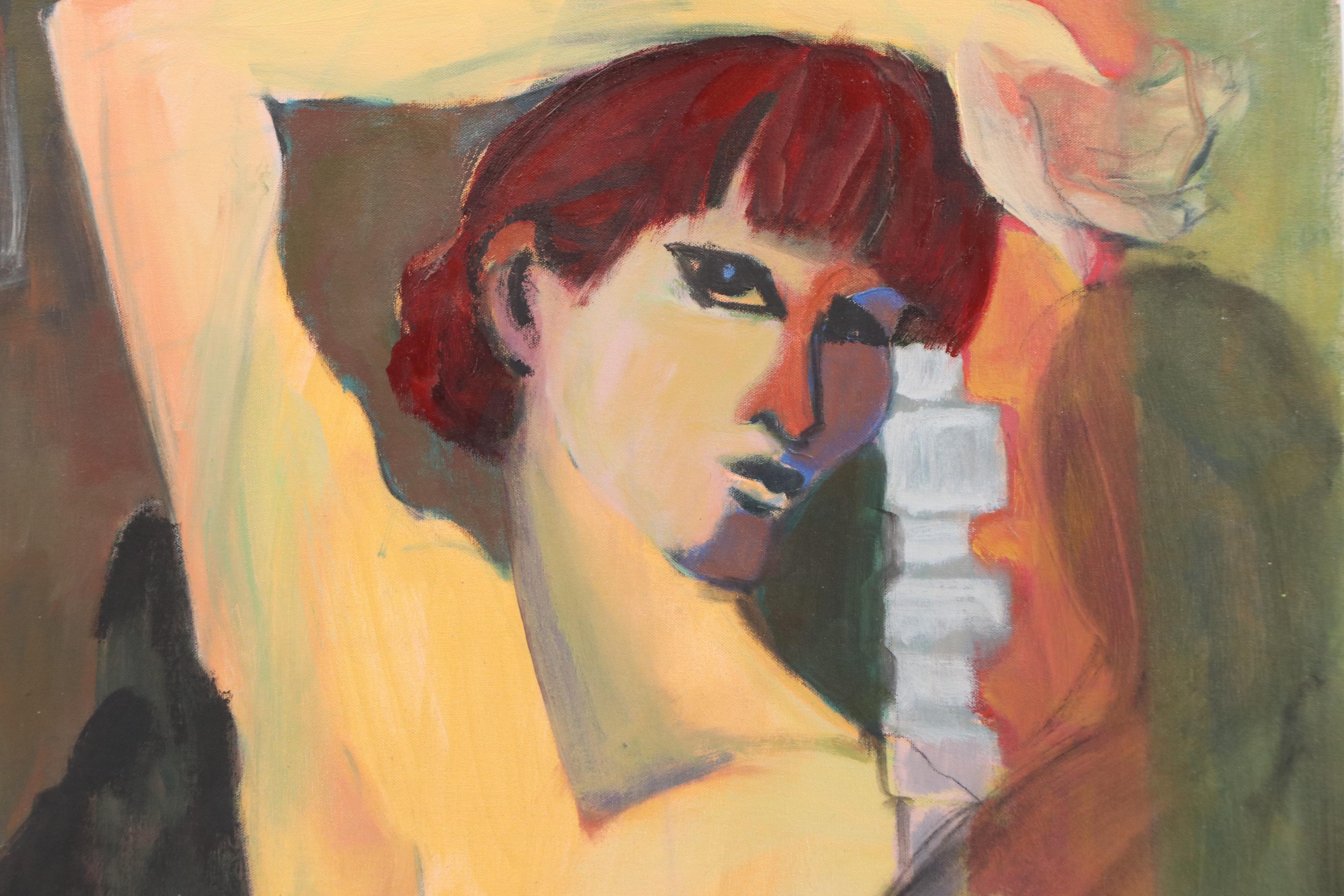 Victoria Jensen Figurative Oil Painting "In the Shadows"