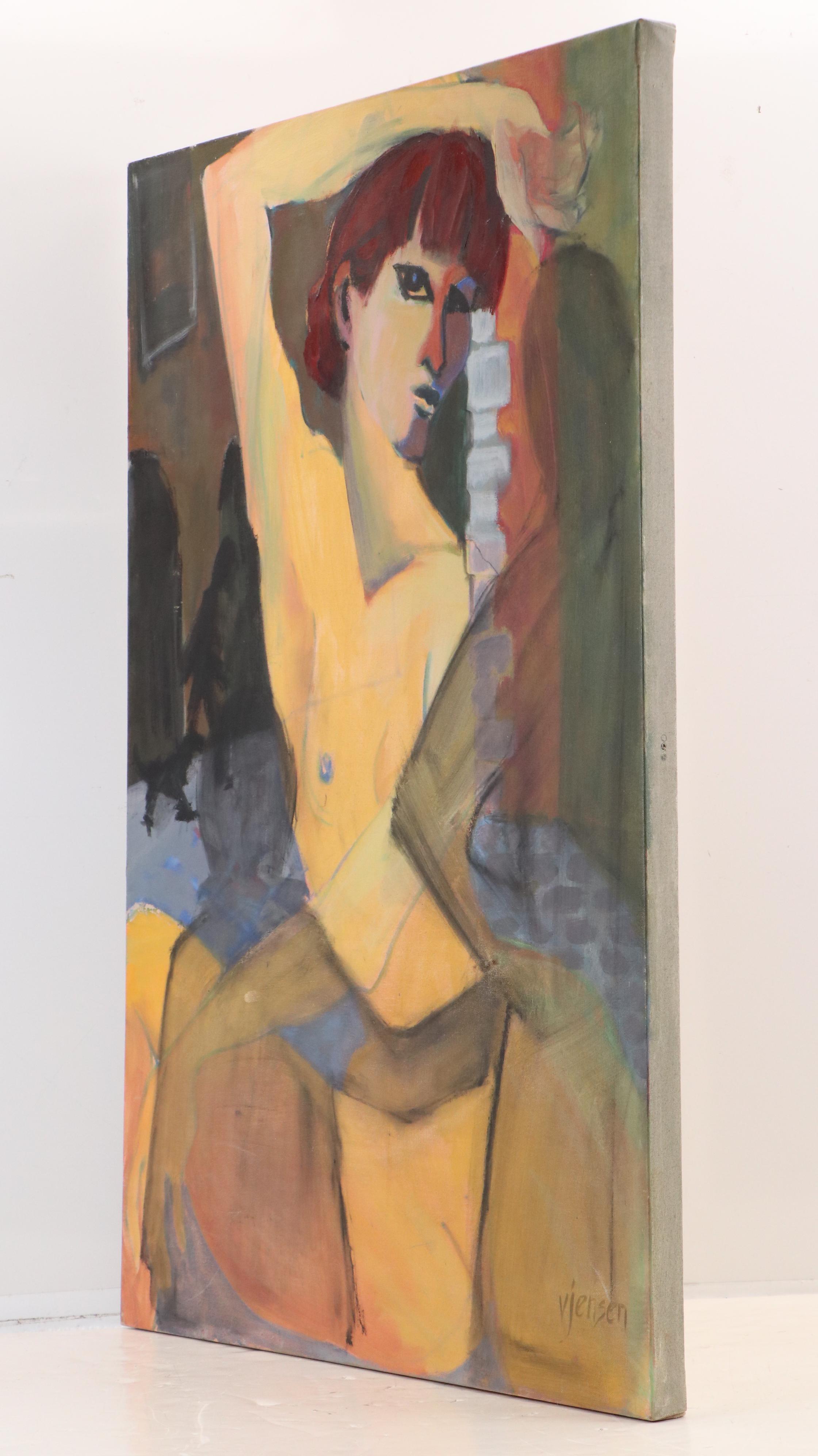 Victoria Jensen Figurative Oil Painting "In the Shadows"