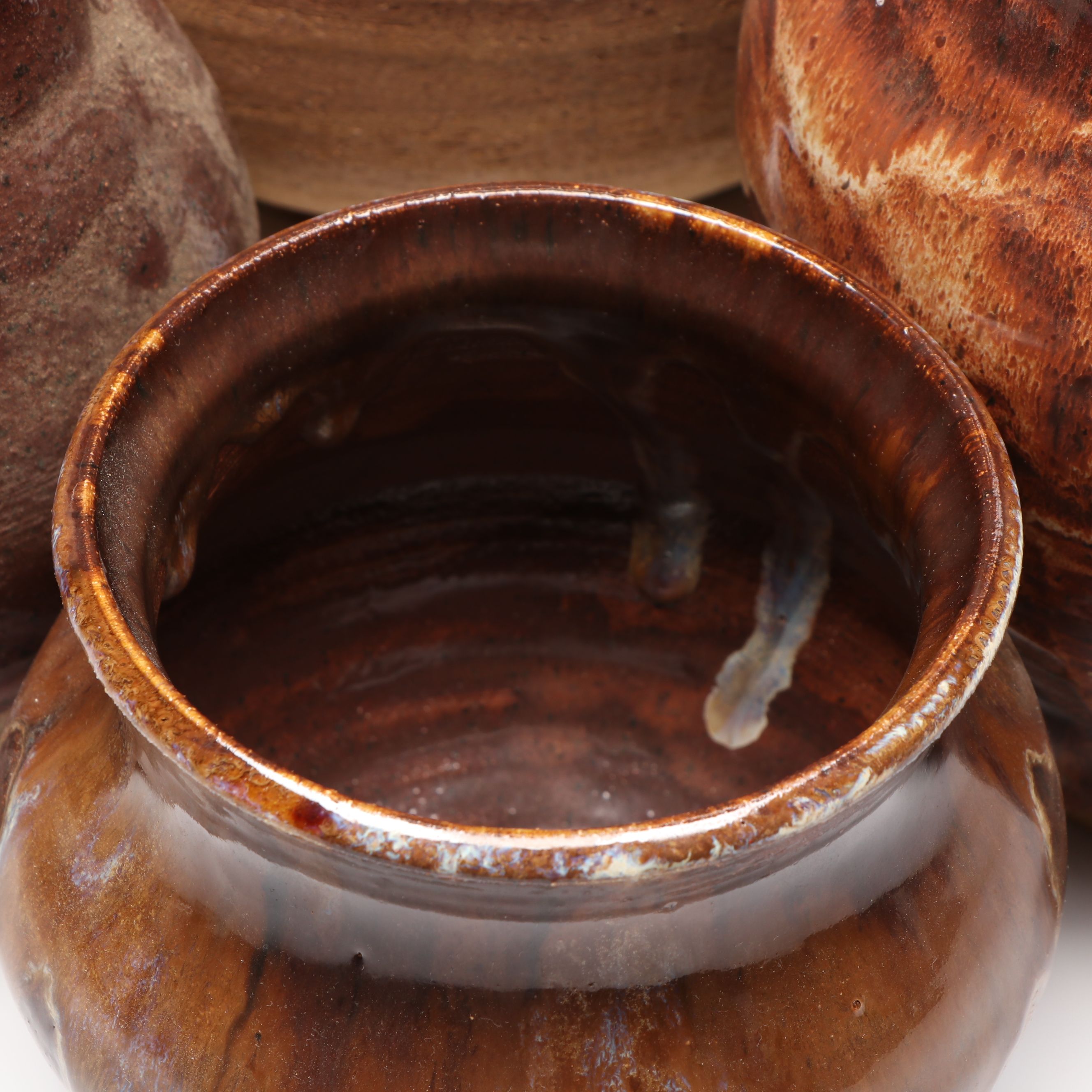 William Lutz Handcrafted Stoneware Planters