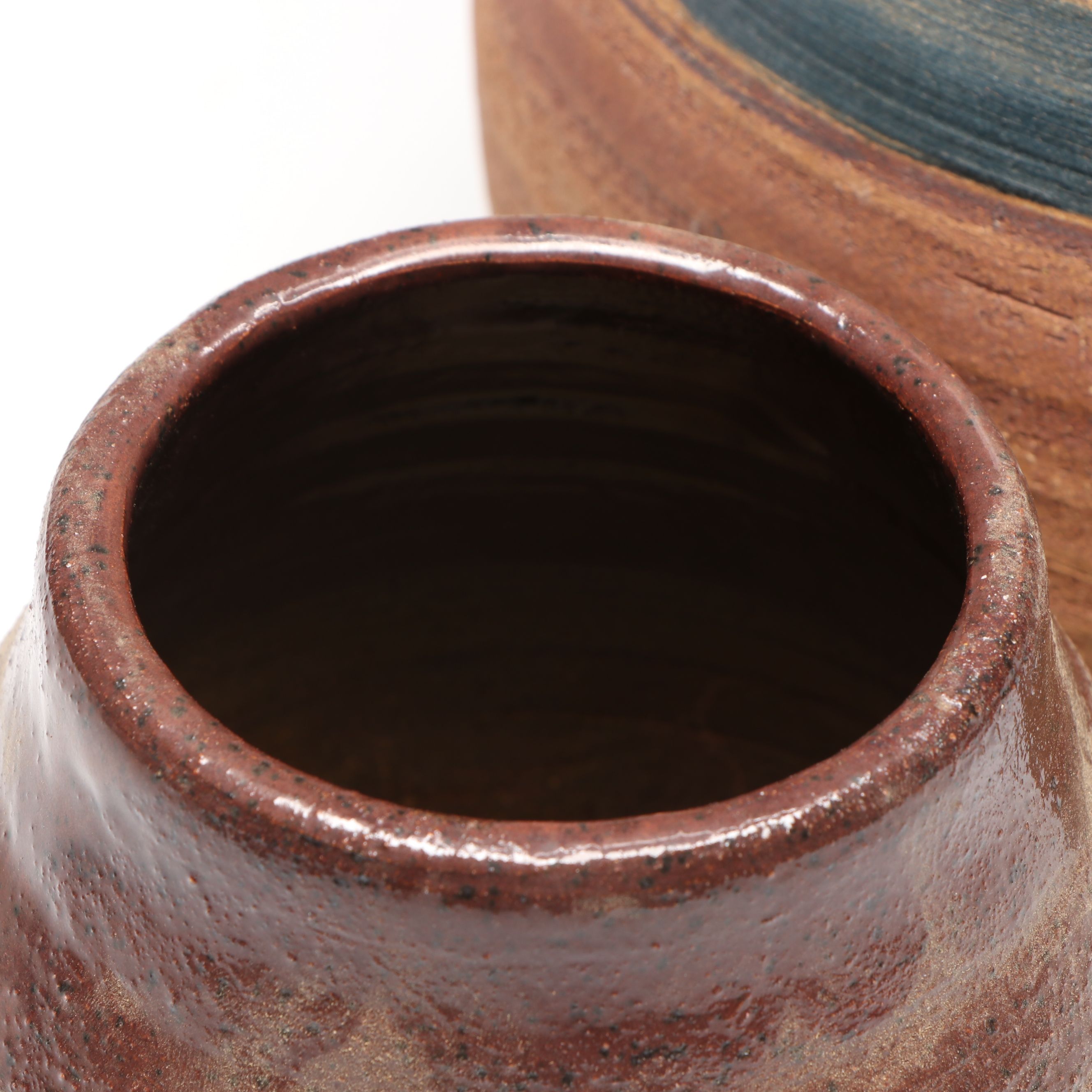 William Lutz Handcrafted Stoneware Planters