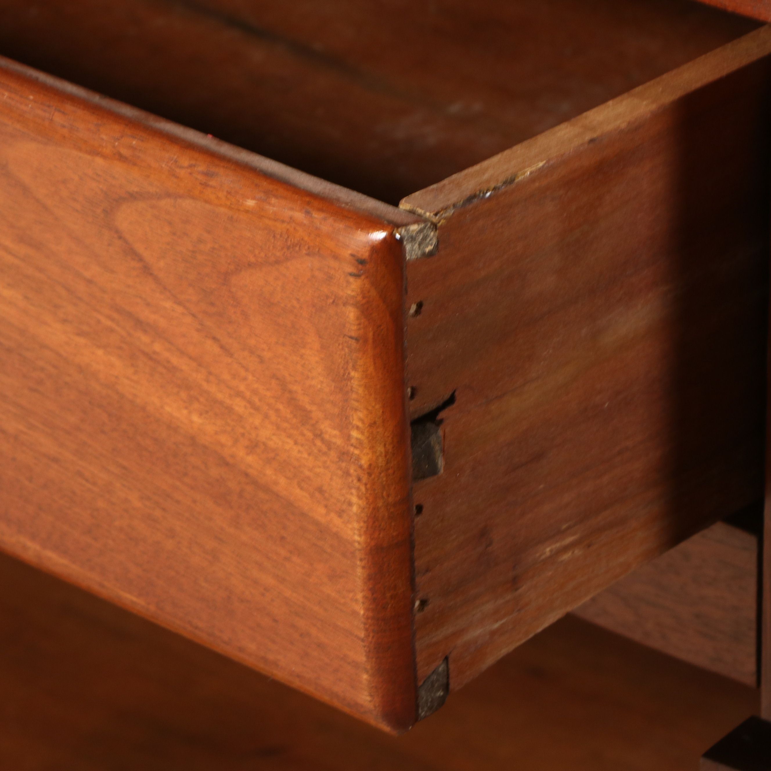 American Primitive Style Cherry Step Back Hutch, Late 19th/Early 20th Century