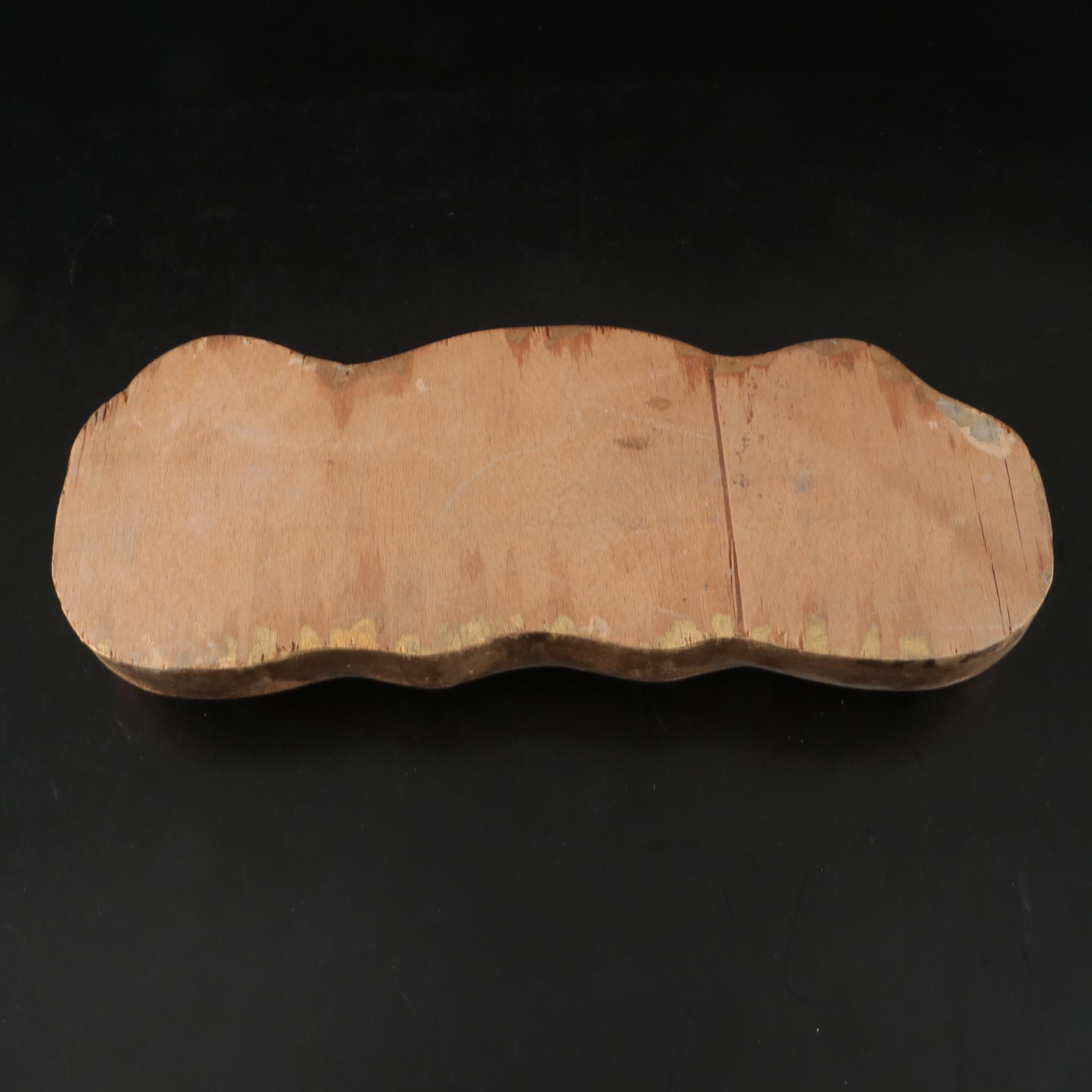 Mirage Frosted Lucite Reclining Female Nude Figure on Giltwood Base, 1986