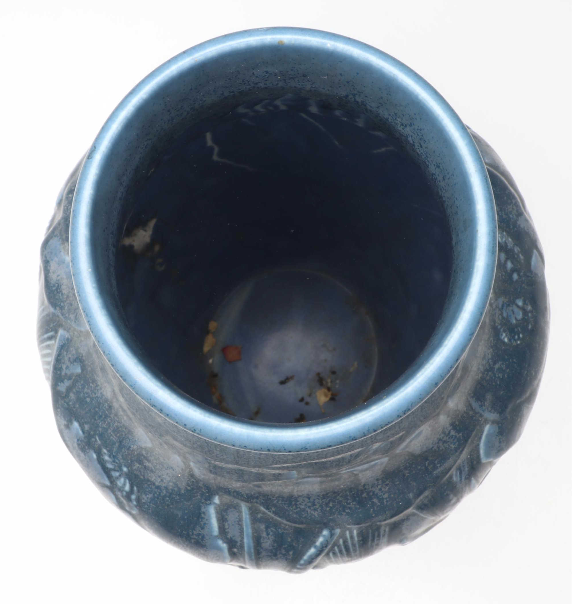 Rookwood Pottery Arts and Crafts Style Blue Ceramic Vase, 1930