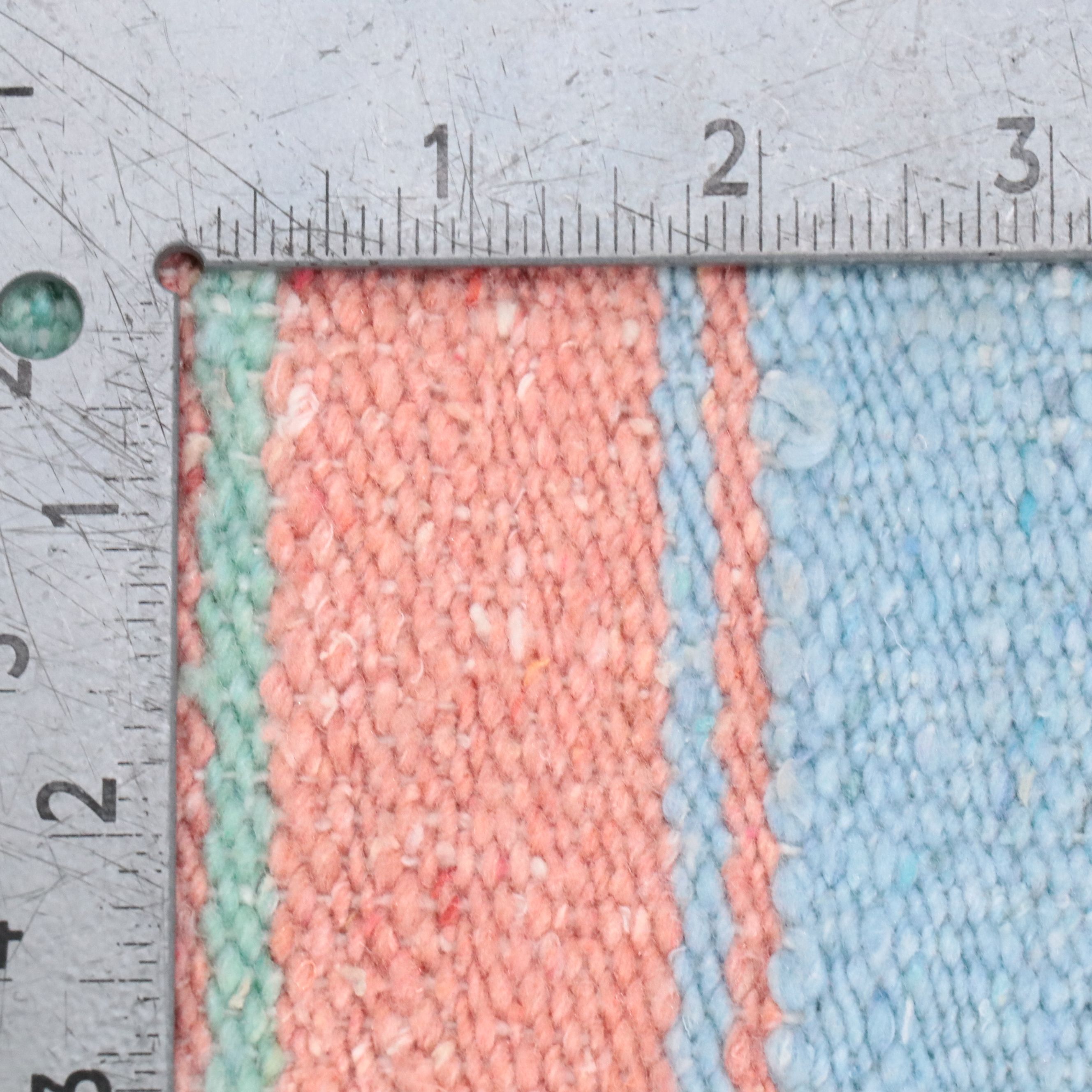 3'9 x 6'5 Handwoven Mexican Chimayo Area Rug