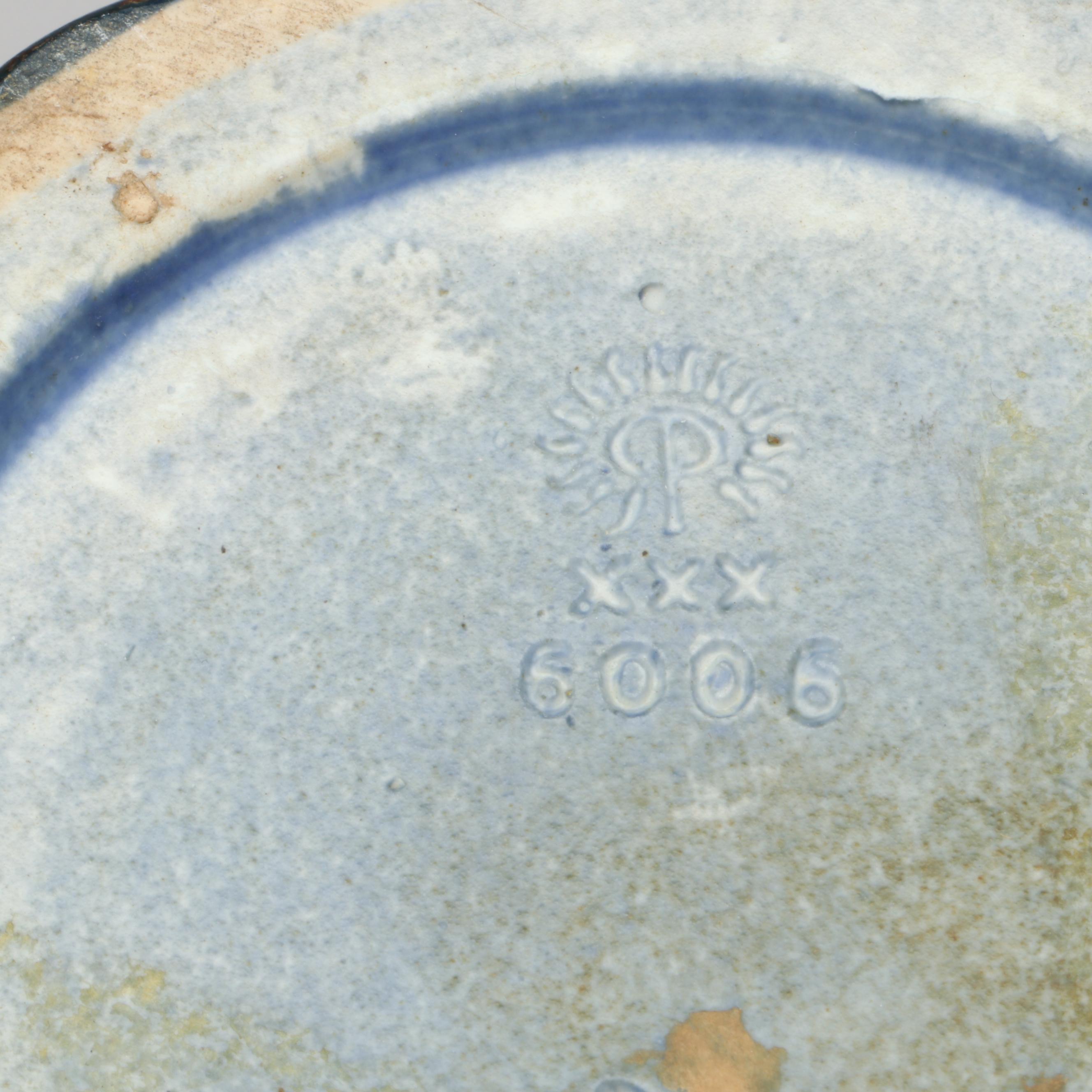 Rookwood Pottery Arts and Crafts Style Blue Ceramic Vase, 1930