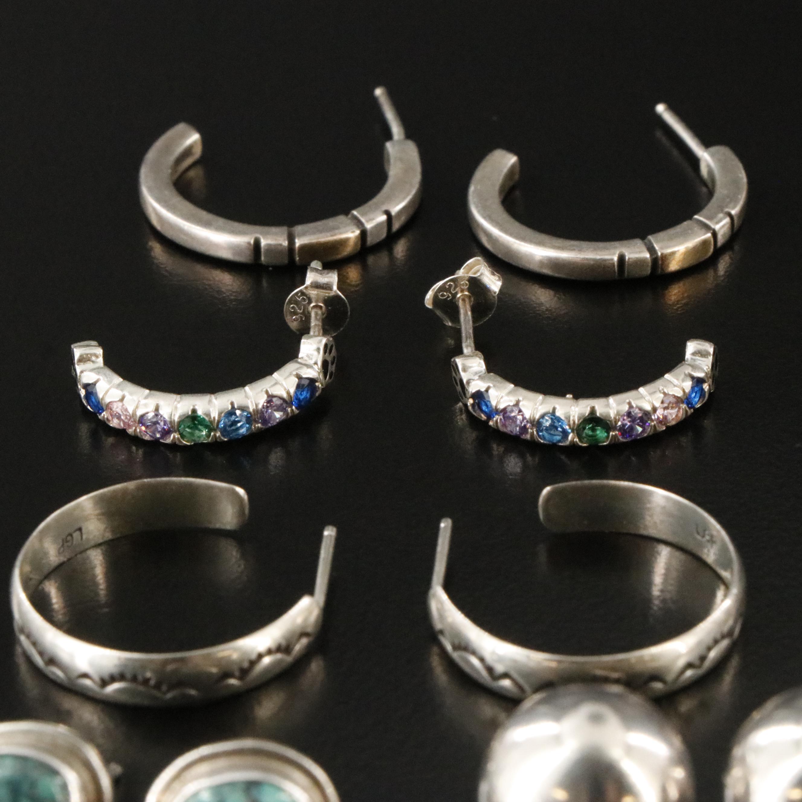 Sterling, Emerald and Turquoise Featured in Jewelry Collection