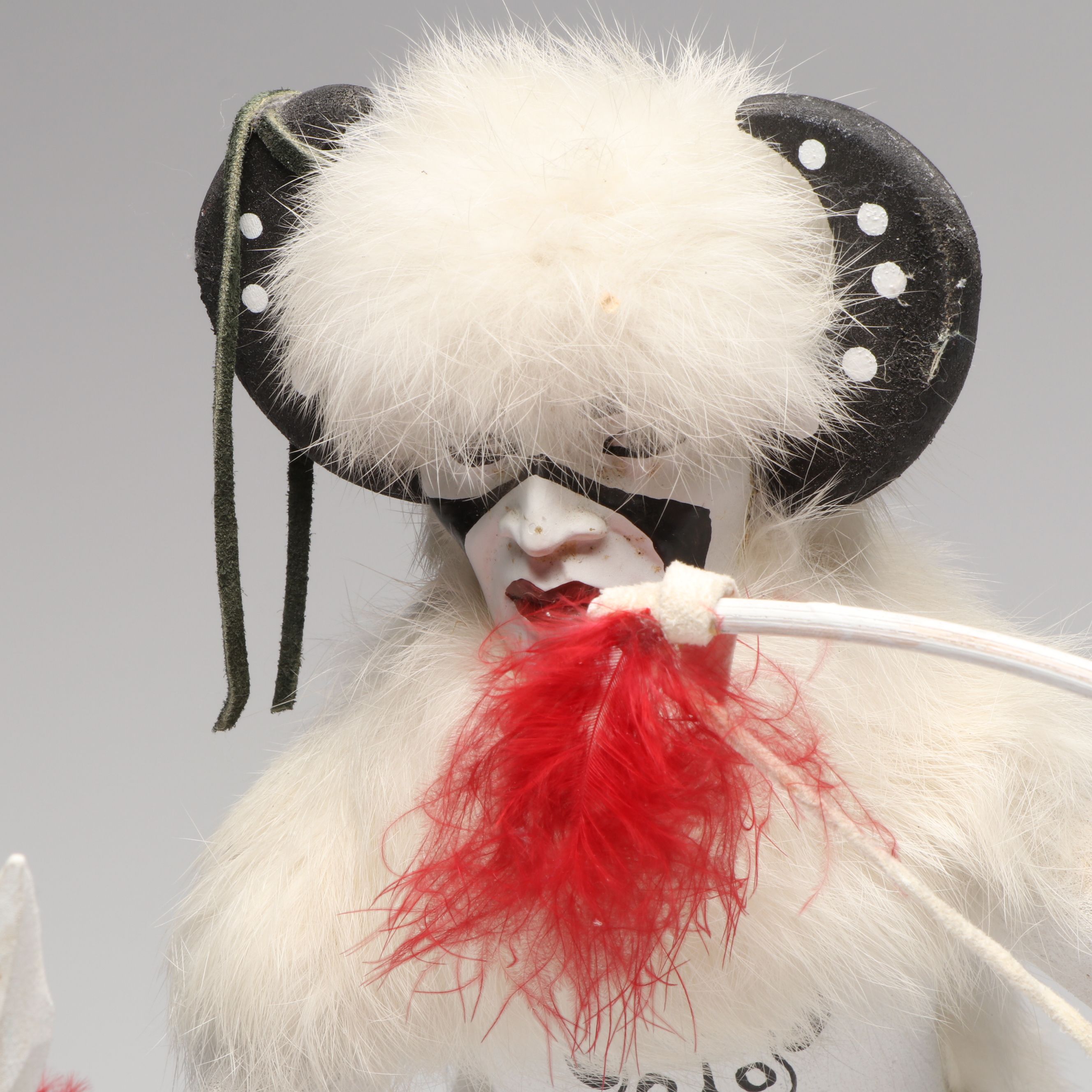 Navajo "White Buffalo Warrior" Handcrafted Kachina Doll