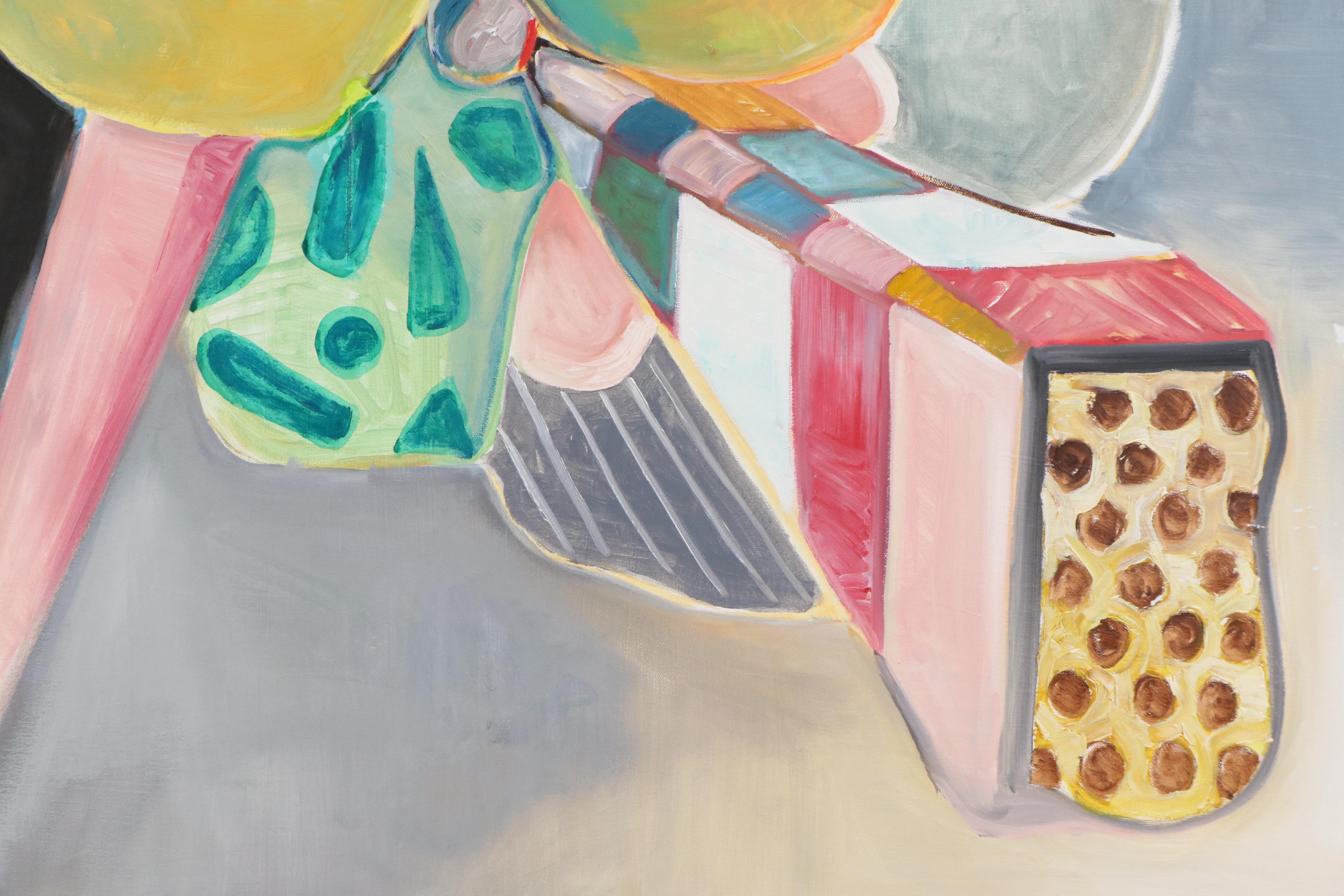 Abstract Non-Objective Oil Painting