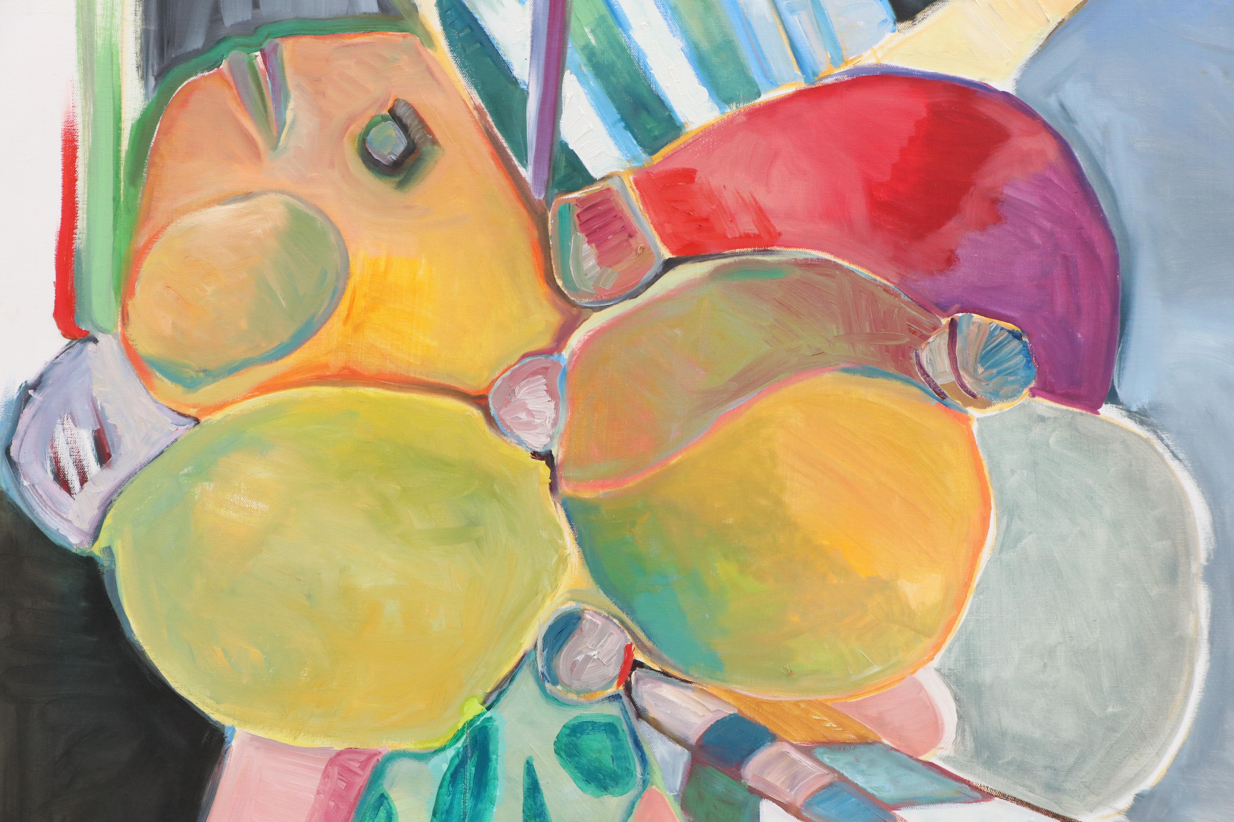 Abstract Non-Objective Oil Painting