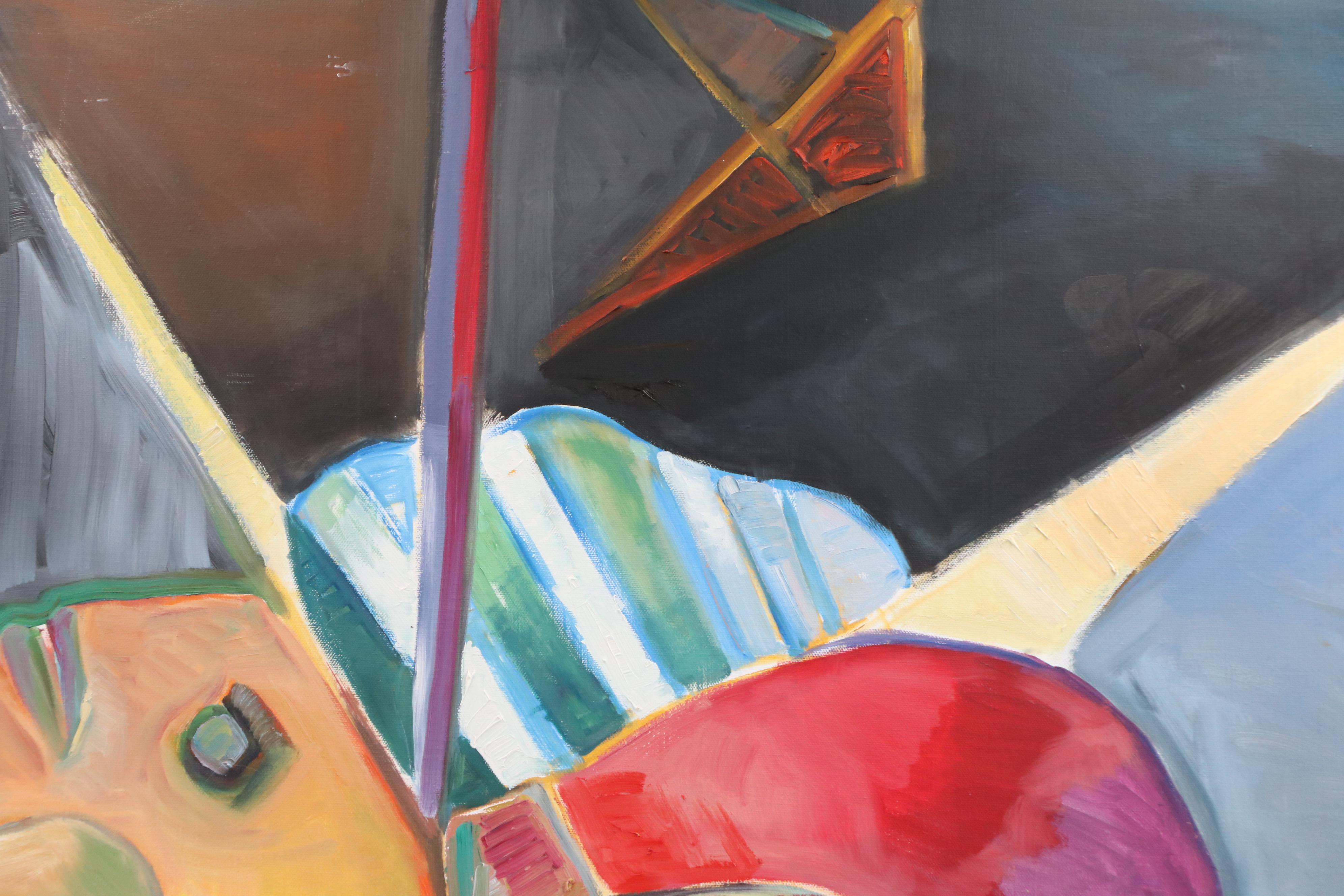 Abstract Non-Objective Oil Painting