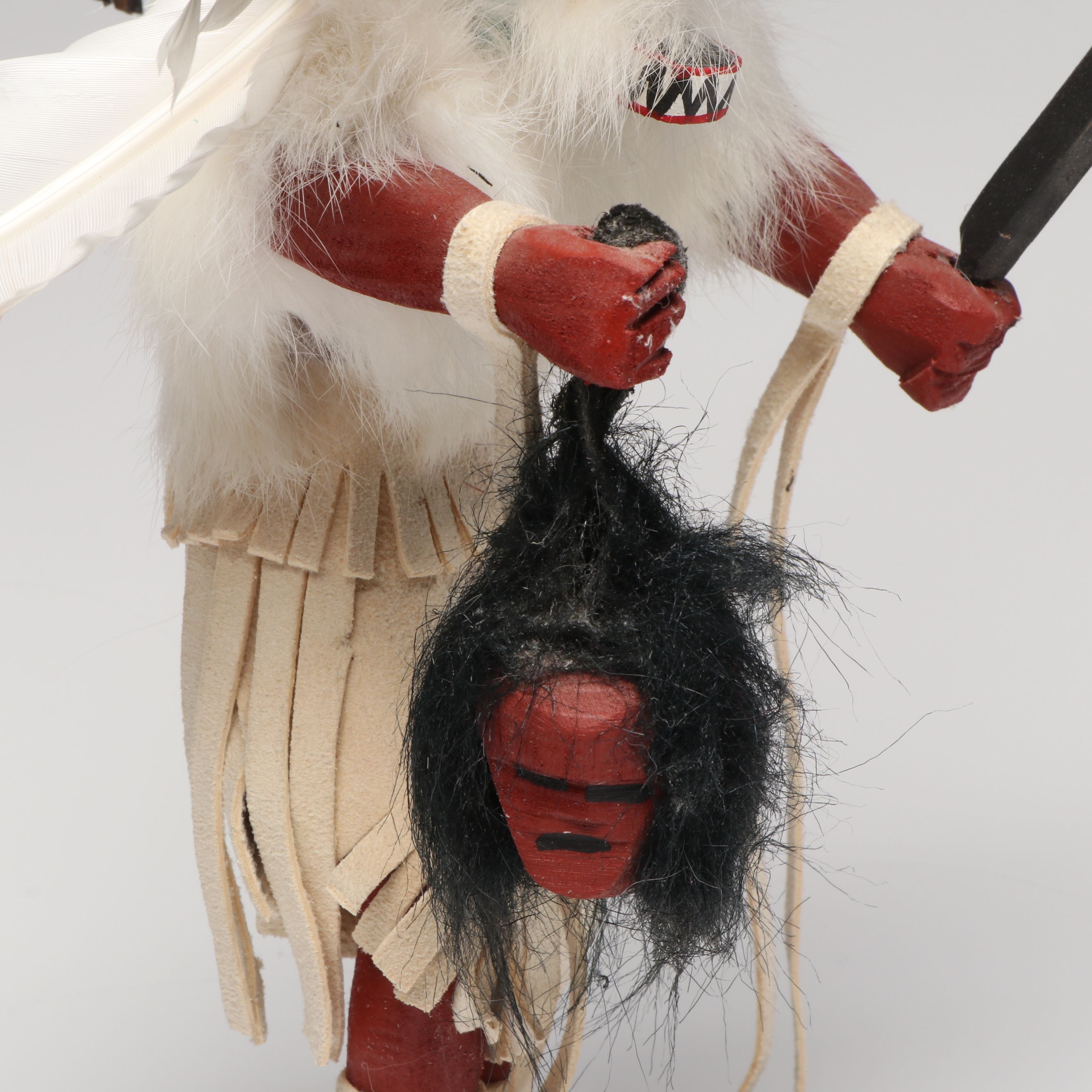 Freda Charly "Priest Killer" Navajo Handcrafted Kachina Doll