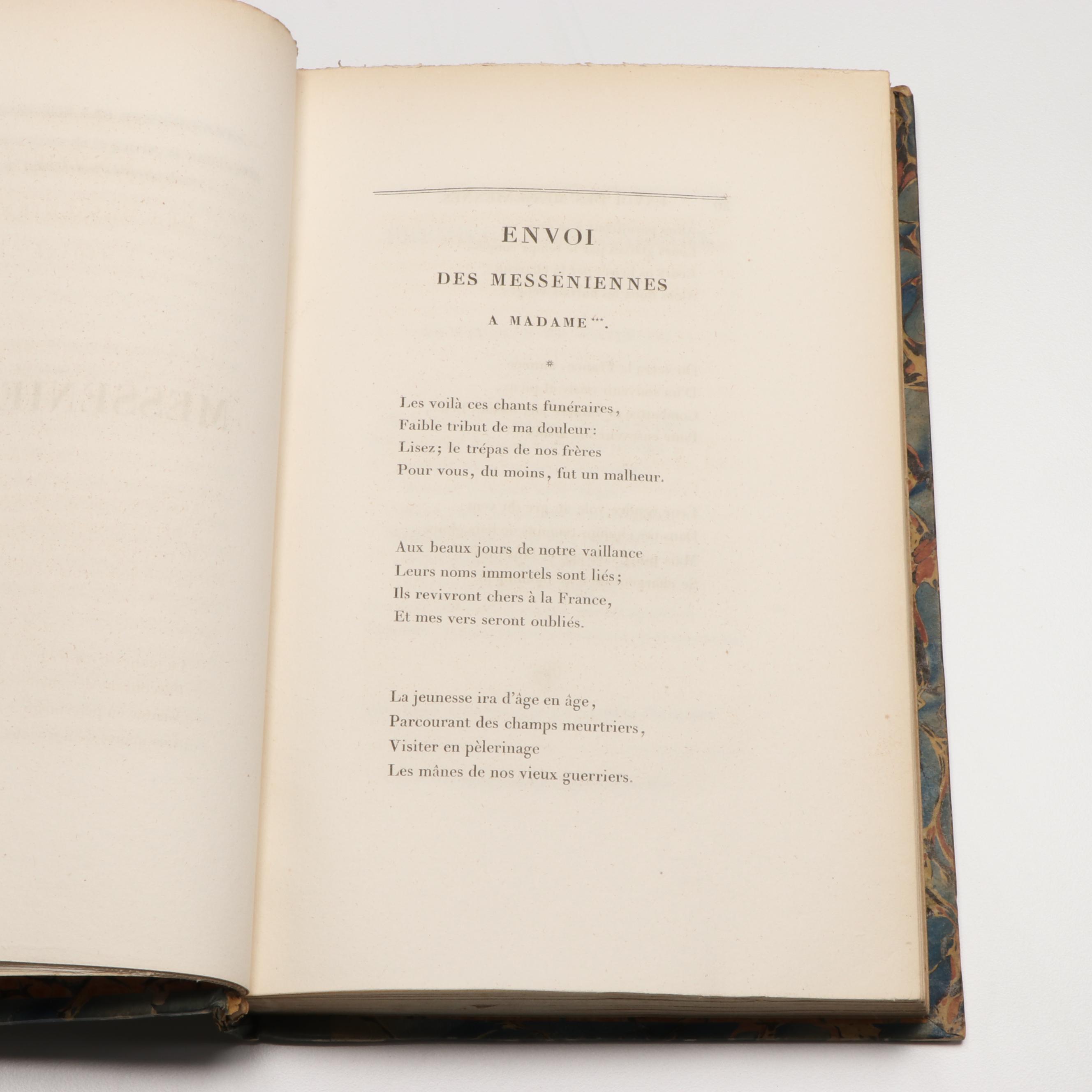 "Messéniennes, et Poésies Diverses" Volumes 1-6 by Casimir Delavigne, 1833