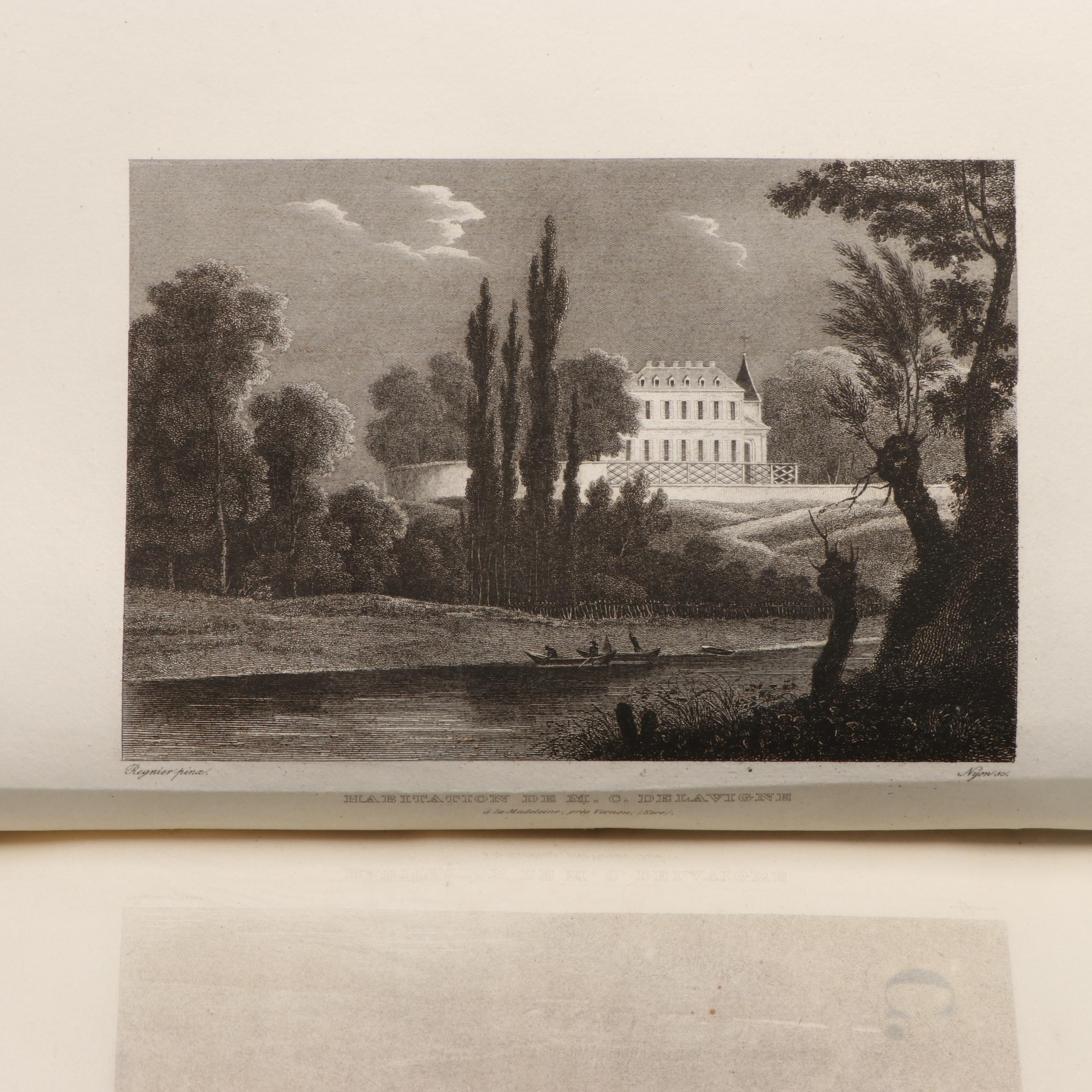 "Messéniennes, et Poésies Diverses" Volumes 1-6 by Casimir Delavigne, 1833