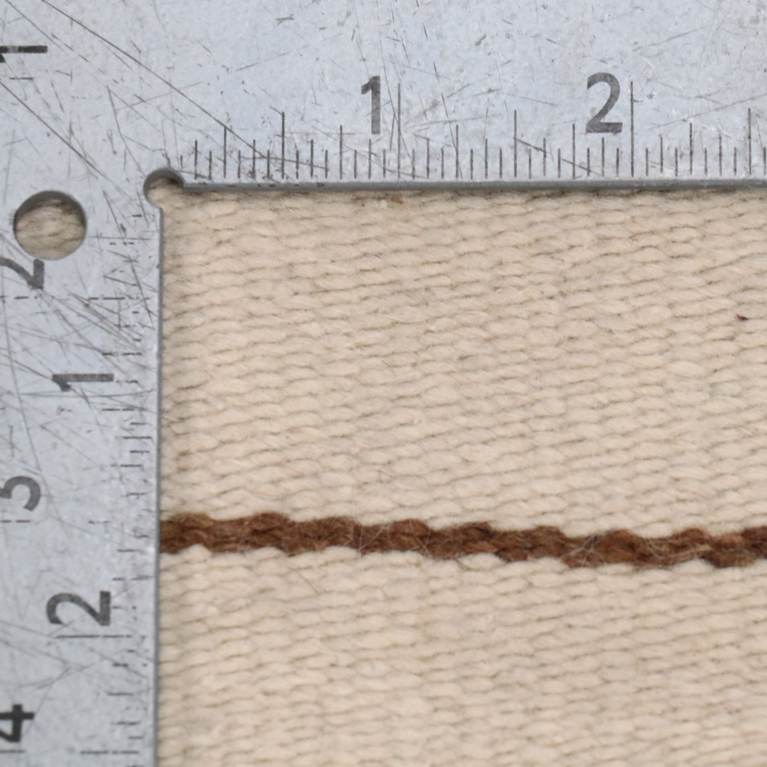 2'6 x 6'1 Handwoven Mexican Chimayo Carpet Runner