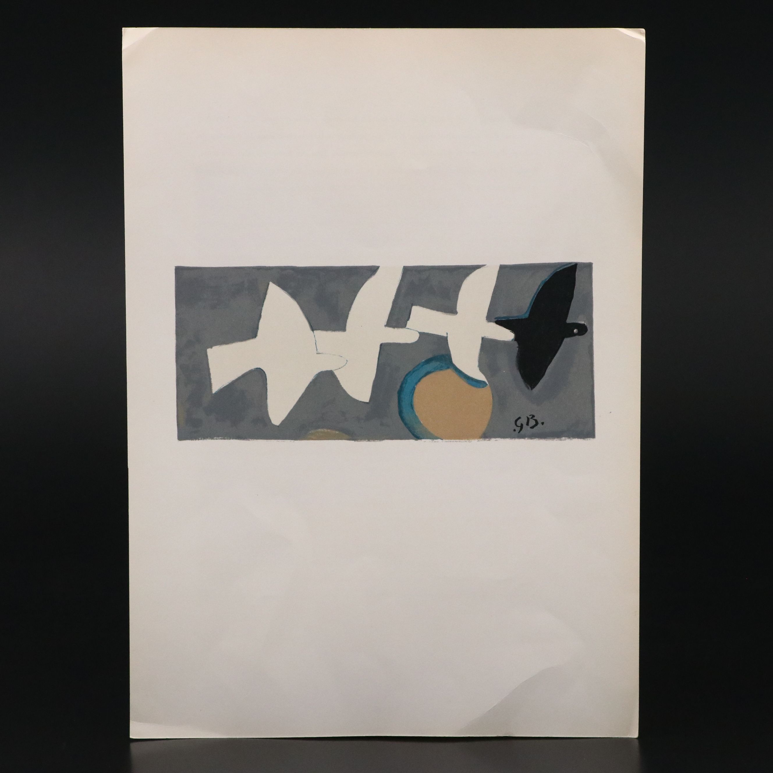 Georges Braque Lithograph "Quatre Oiseaux," 1959