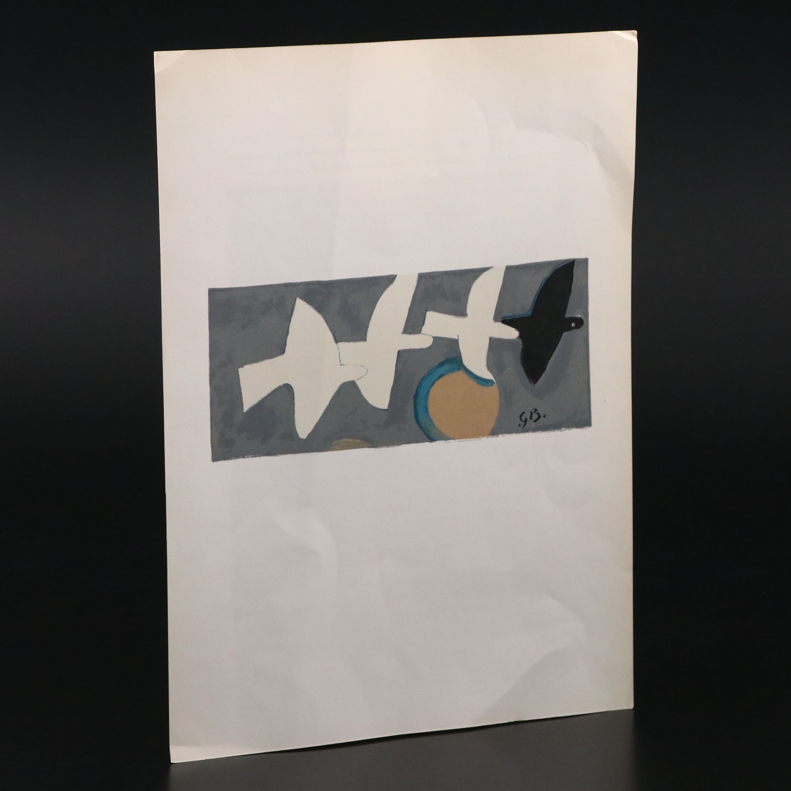 Georges Braque Lithograph "Quatre Oiseaux," 1959