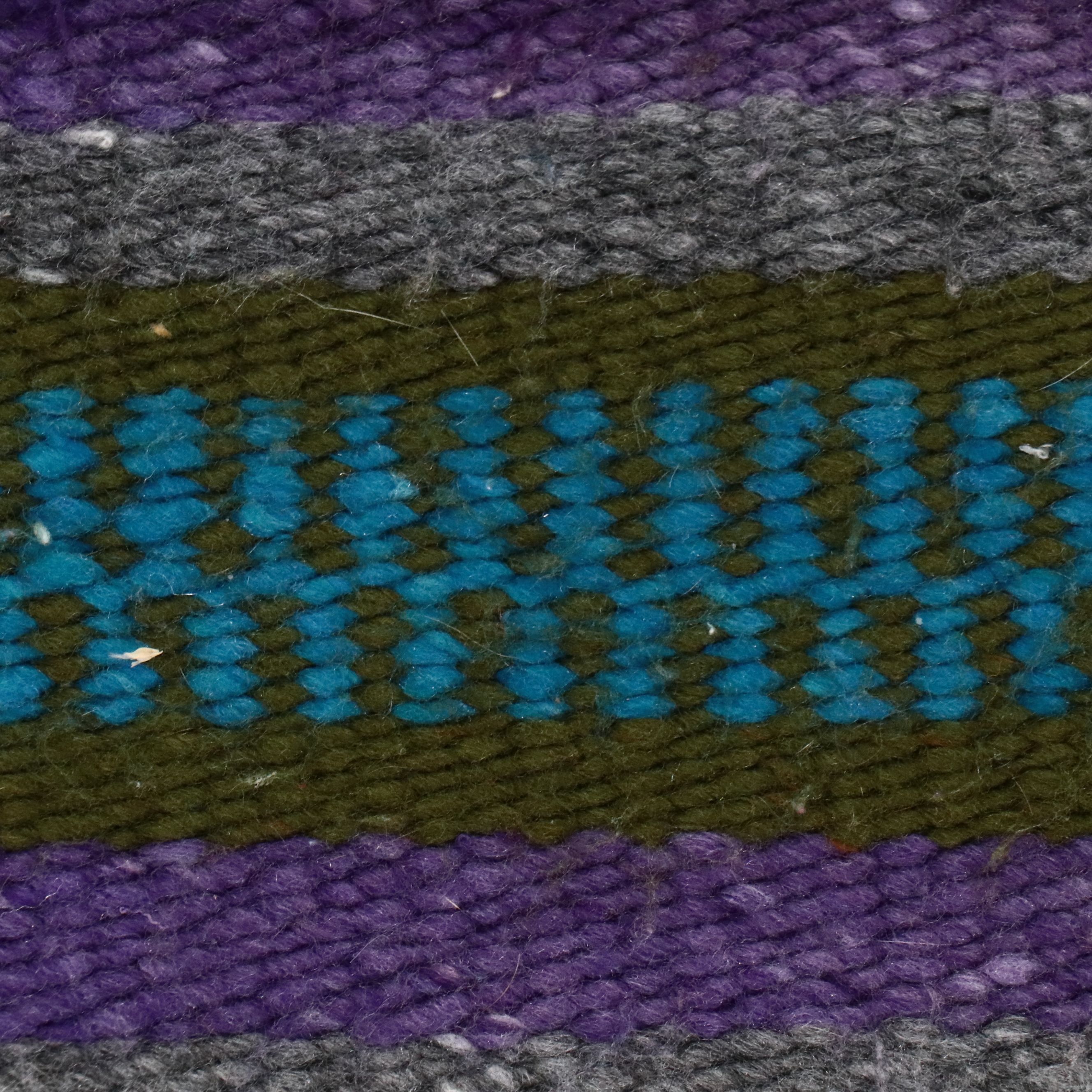 2'5 x 5'1 Handwoven Mexican Chimayo Accent Rug