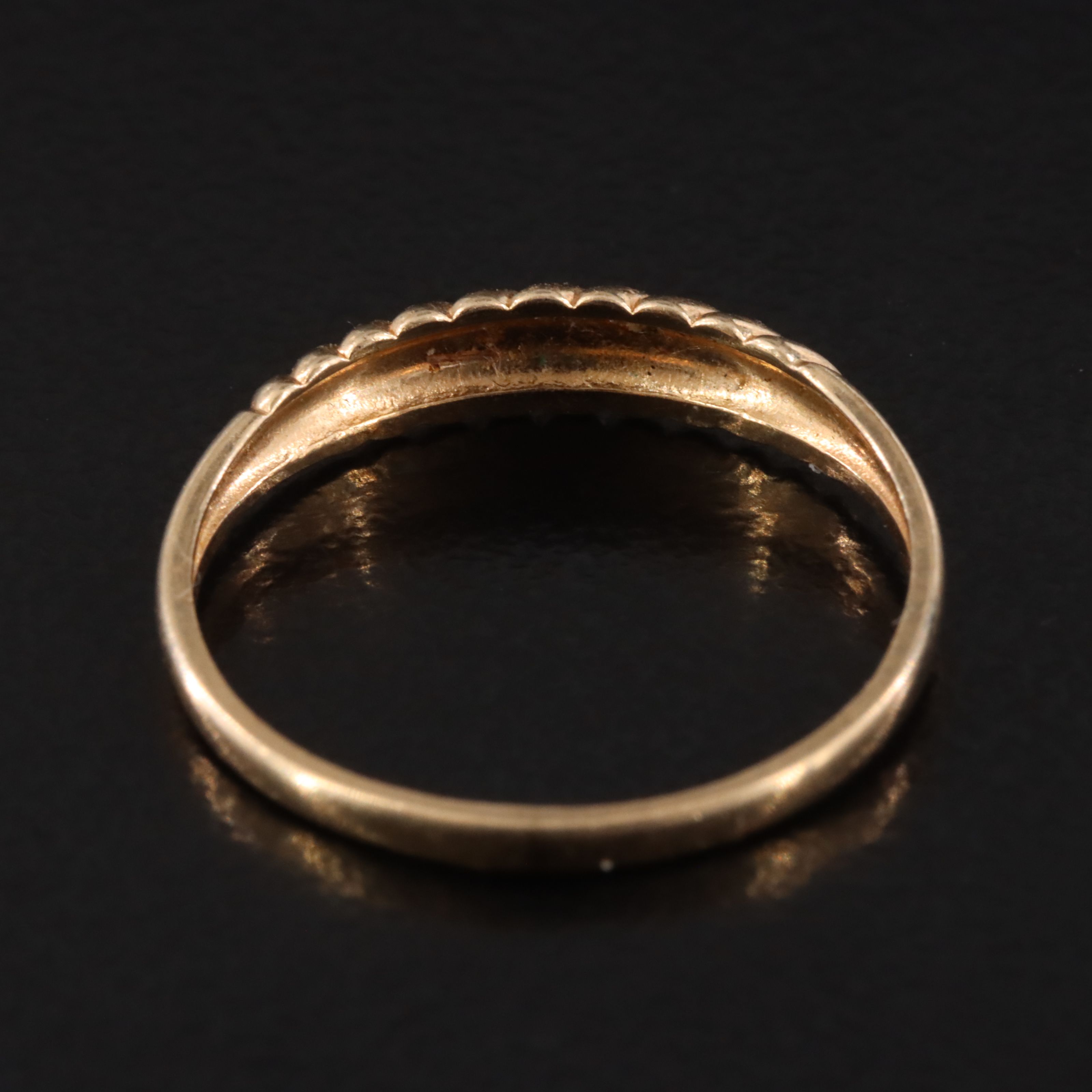 Vintage 14K Shrimp Ring