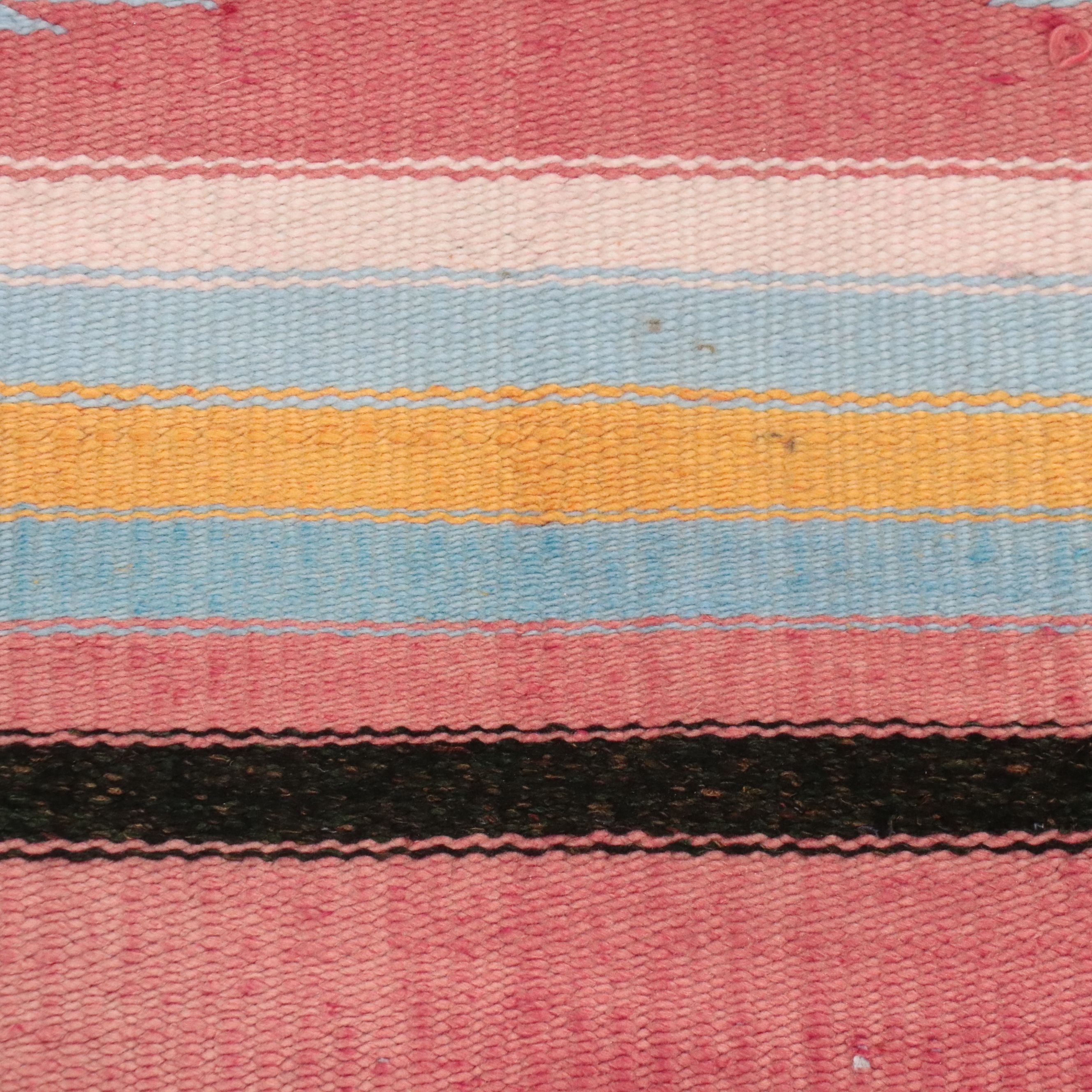 2'2 x 5'5 Handwoven Mexican Chimayo Accent Rug