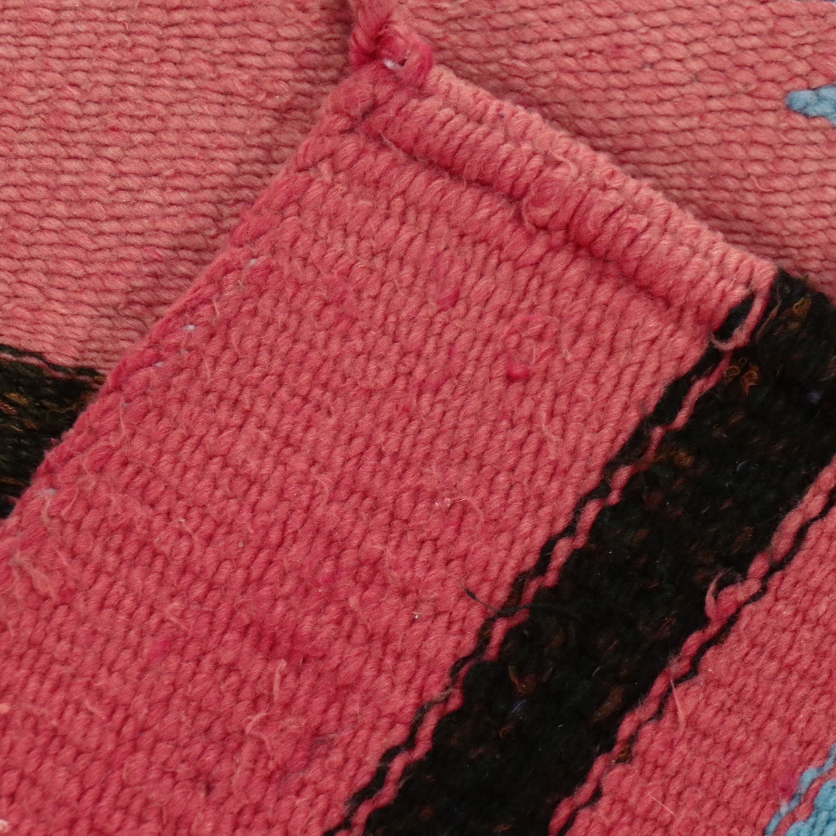 2'2 x 5'5 Handwoven Mexican Chimayo Accent Rug