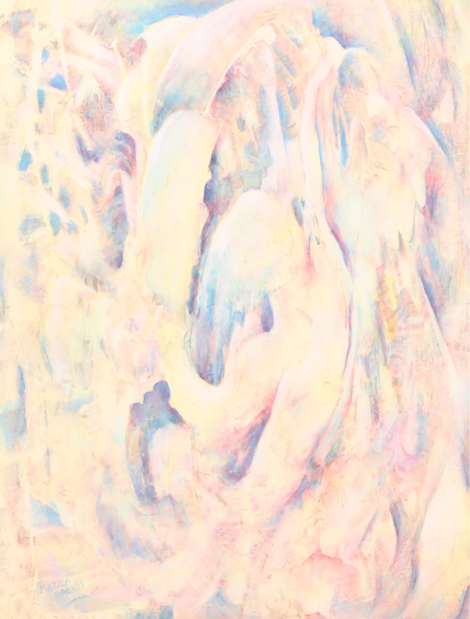 Marika Markus Abstract Expressionistic Oil Painting