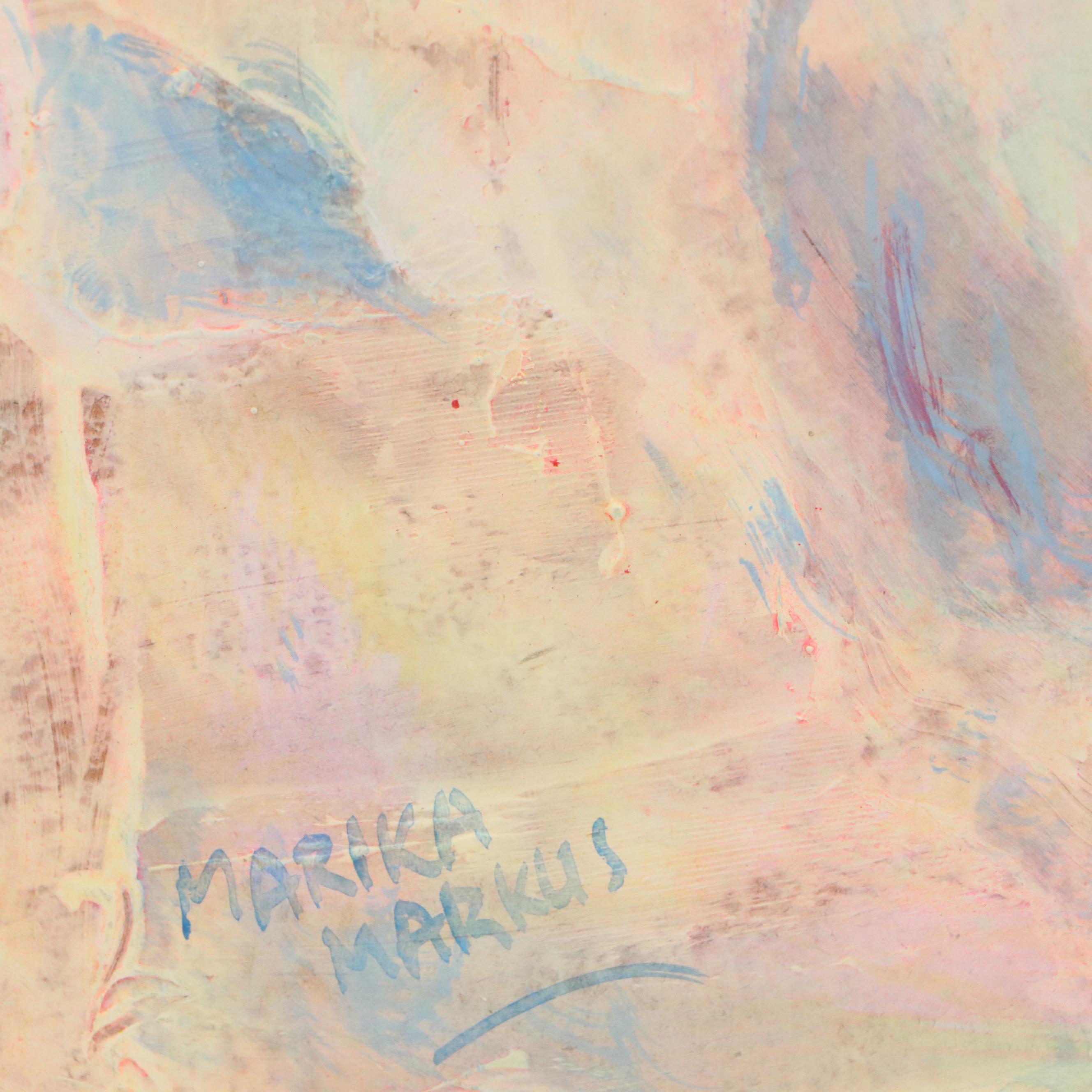 Marika Markus Abstract Expressionistic Oil Painting