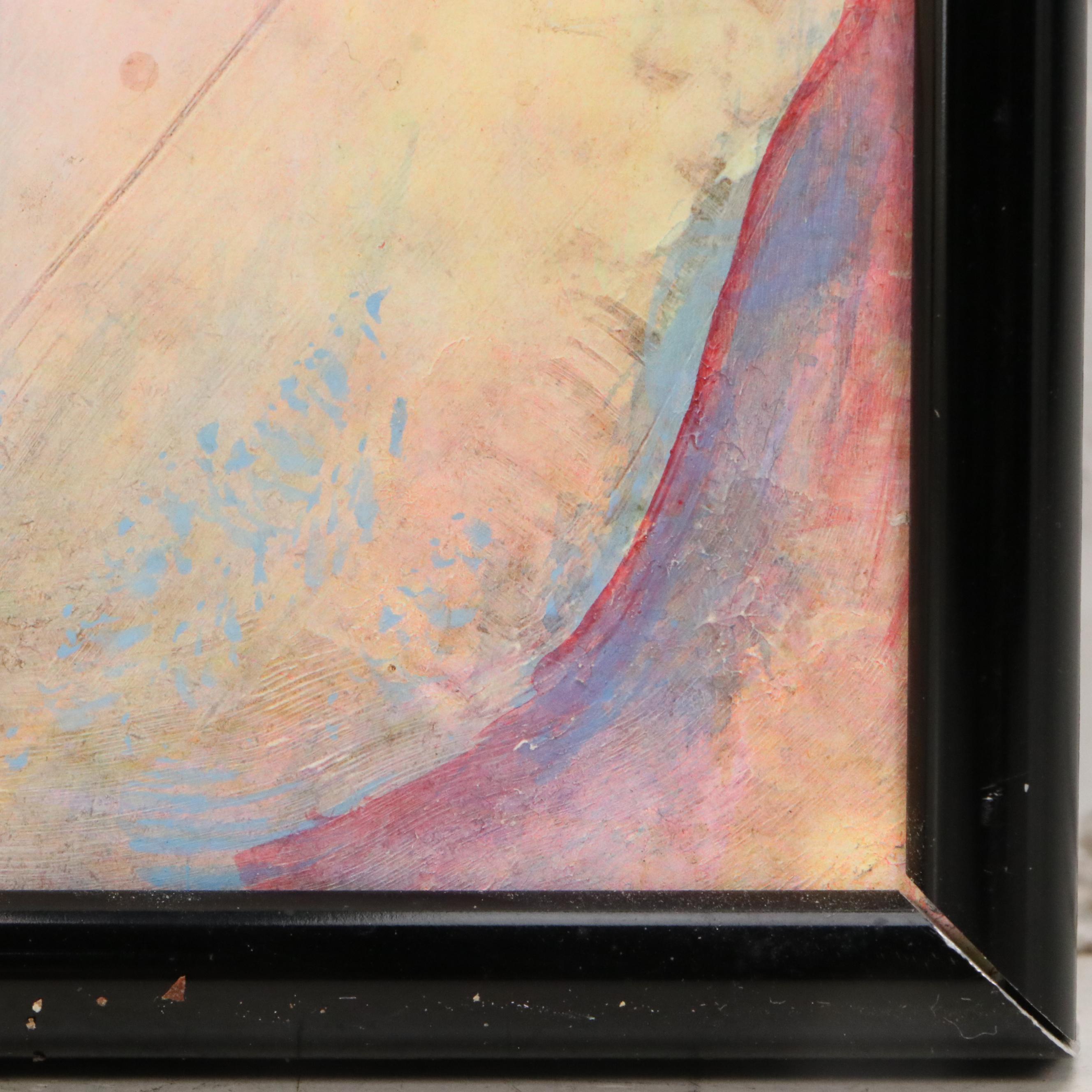 Marika Markus Abstract Expressionistic Oil Painting