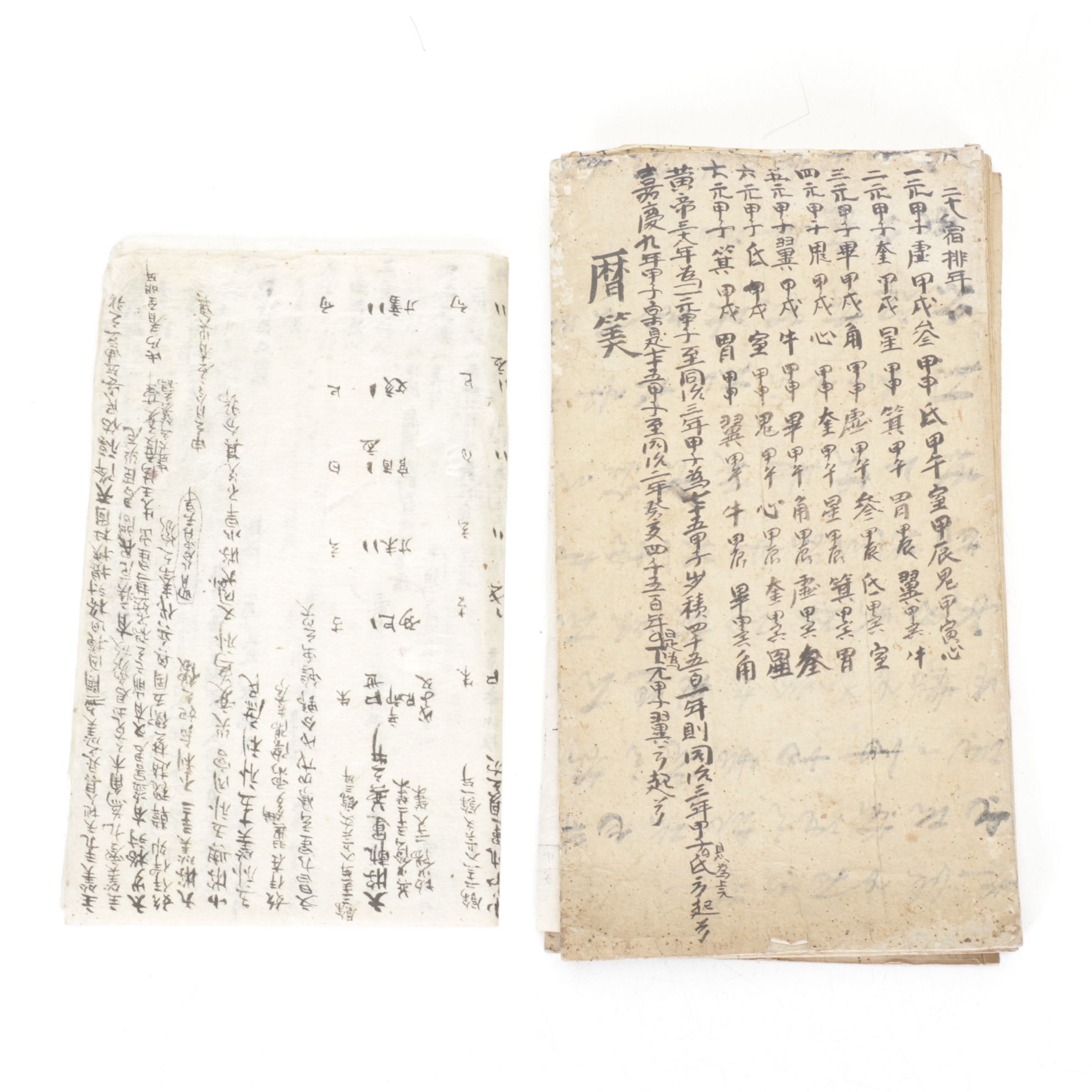 Chinese Working Reference Manuscript, Late Qing Dynasty to Early Republic