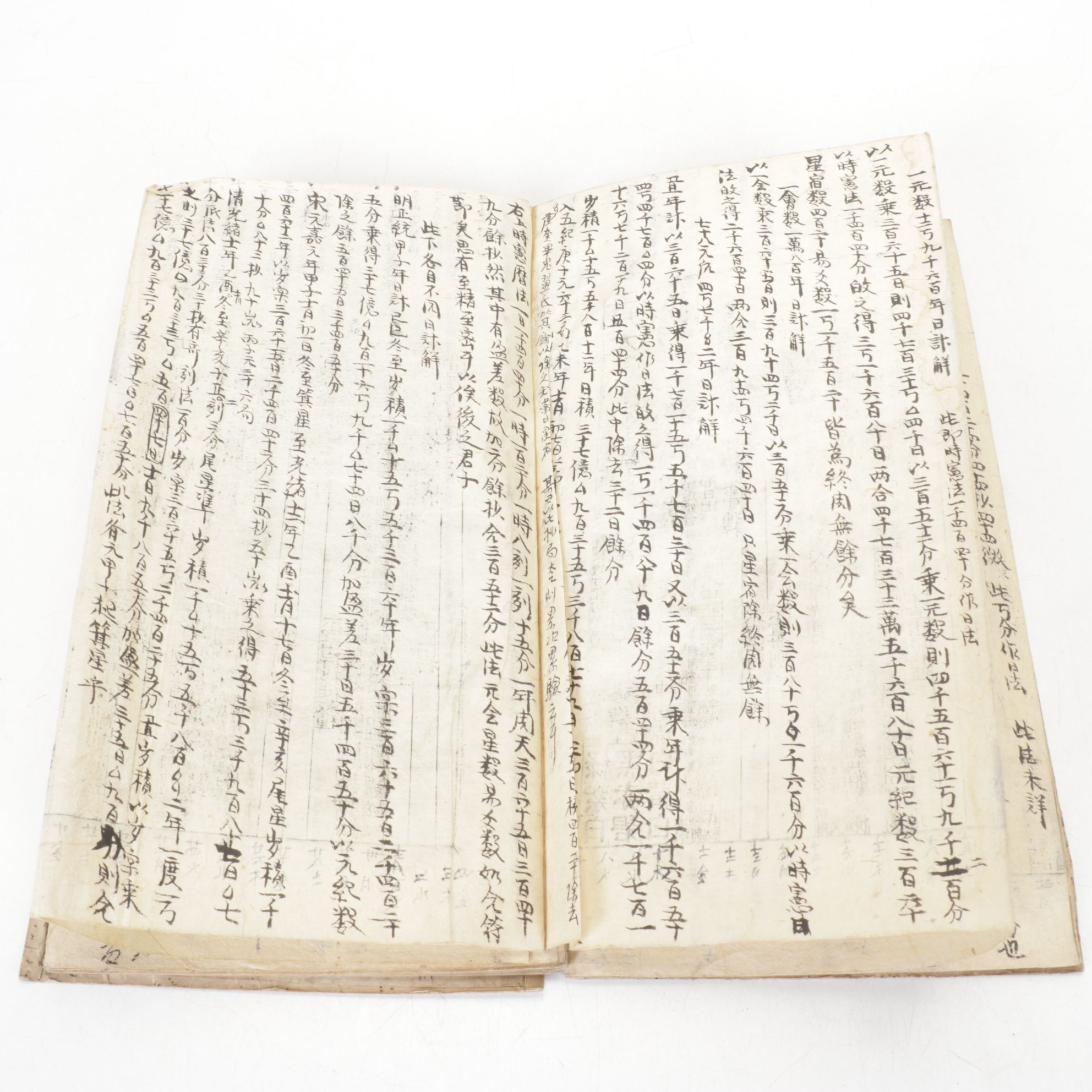 Chinese Working Reference Manuscript, Late Qing Dynasty to Early Republic