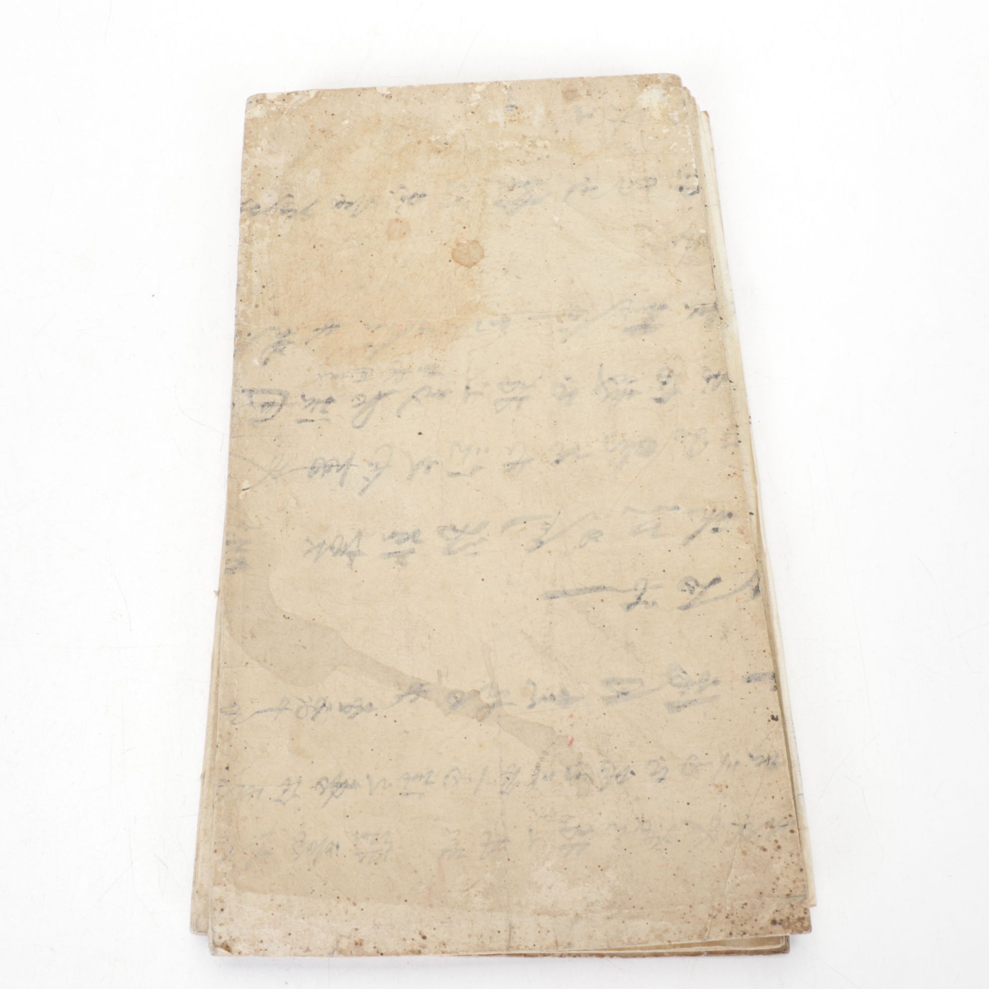 Chinese Working Reference Manuscript, Late Qing Dynasty to Early Republic