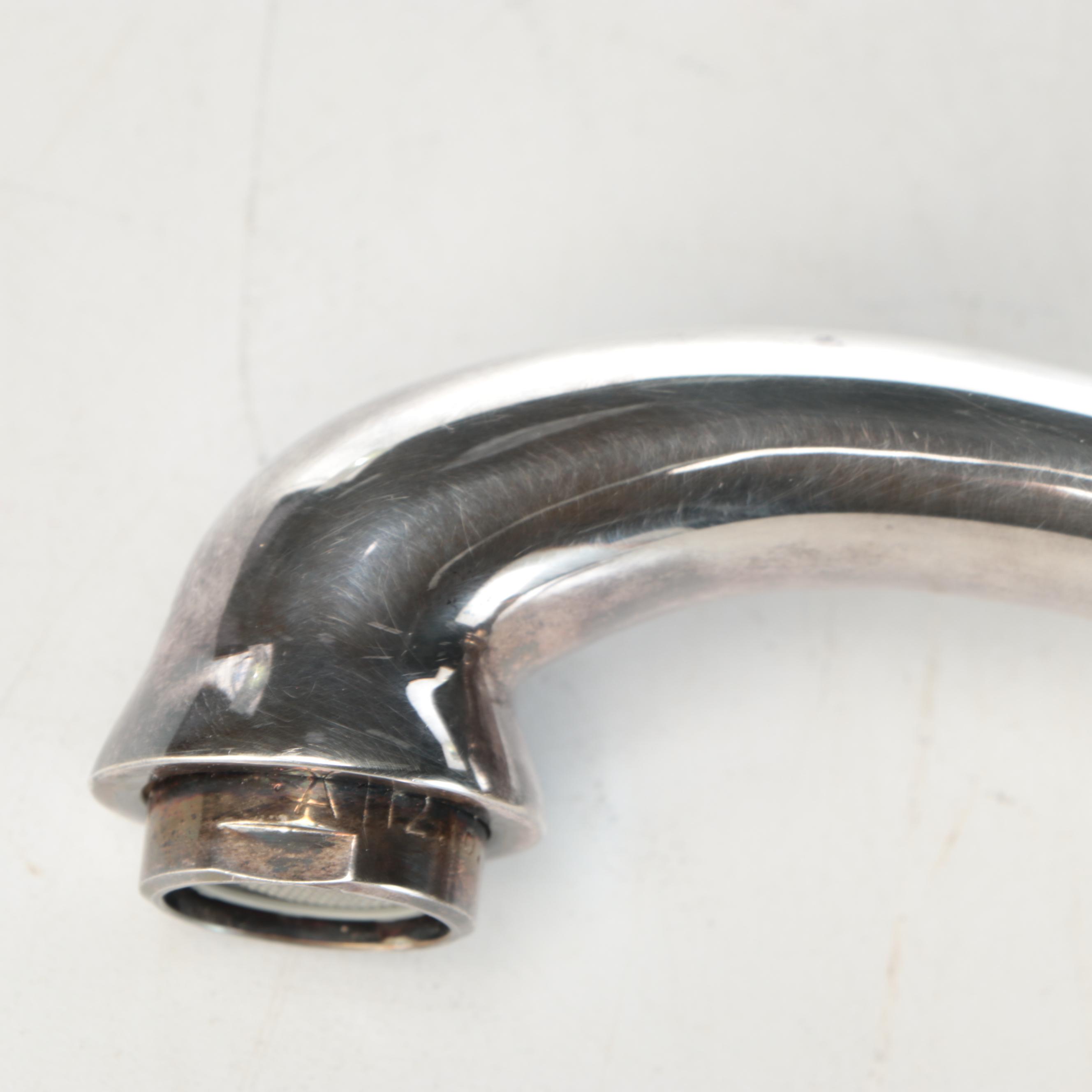 Baccarat Bambous Crystal and Nickel Bathroom Basin Set