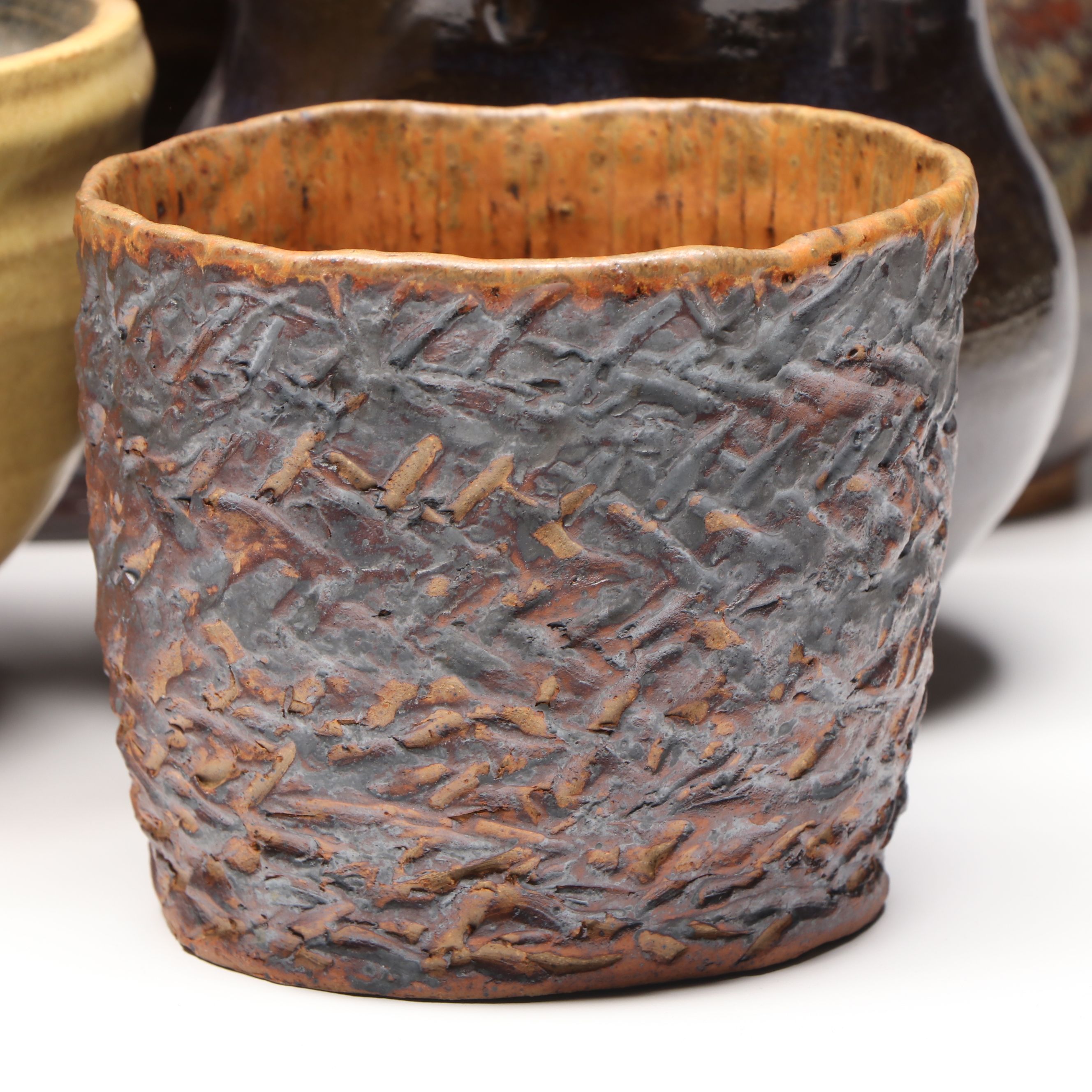 William Lutz and Other Art Pottery Vases and Bowls