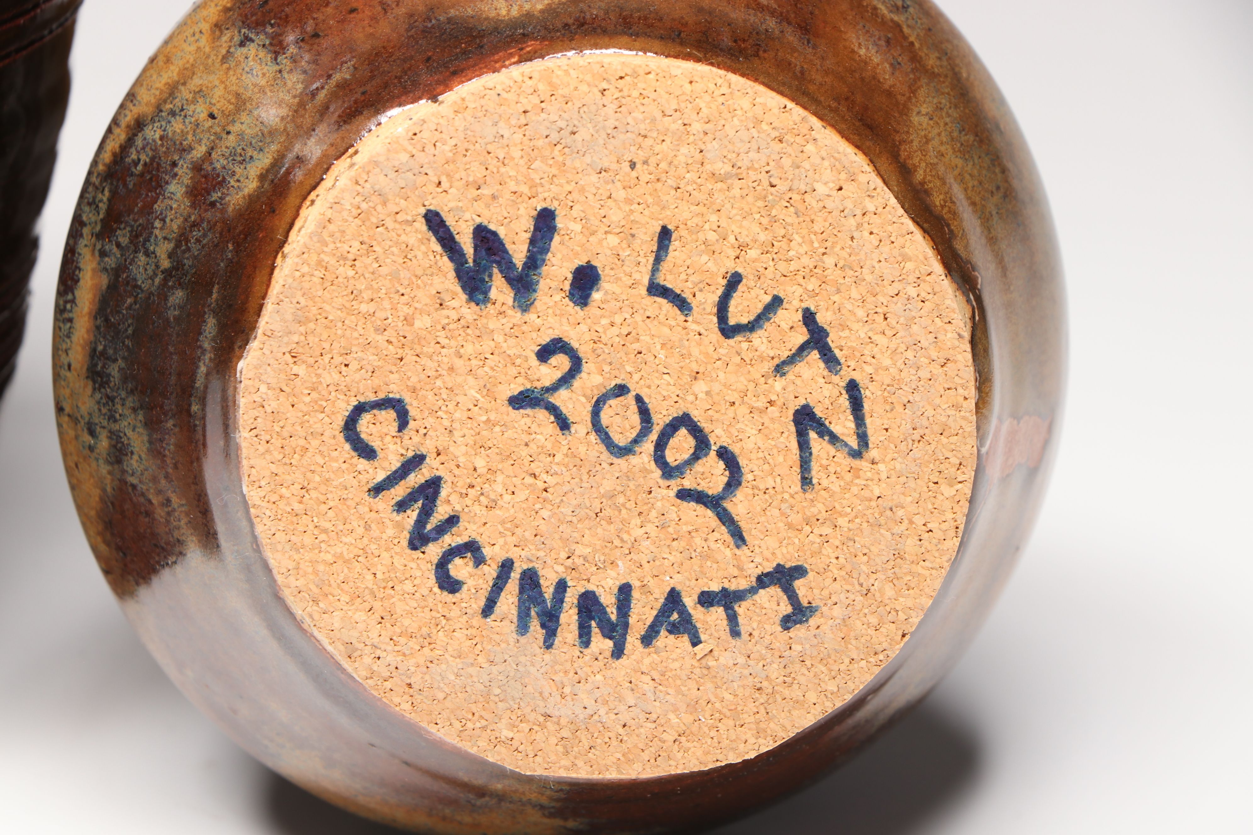 William Lutz and Other Art Pottery Vases and Bowls