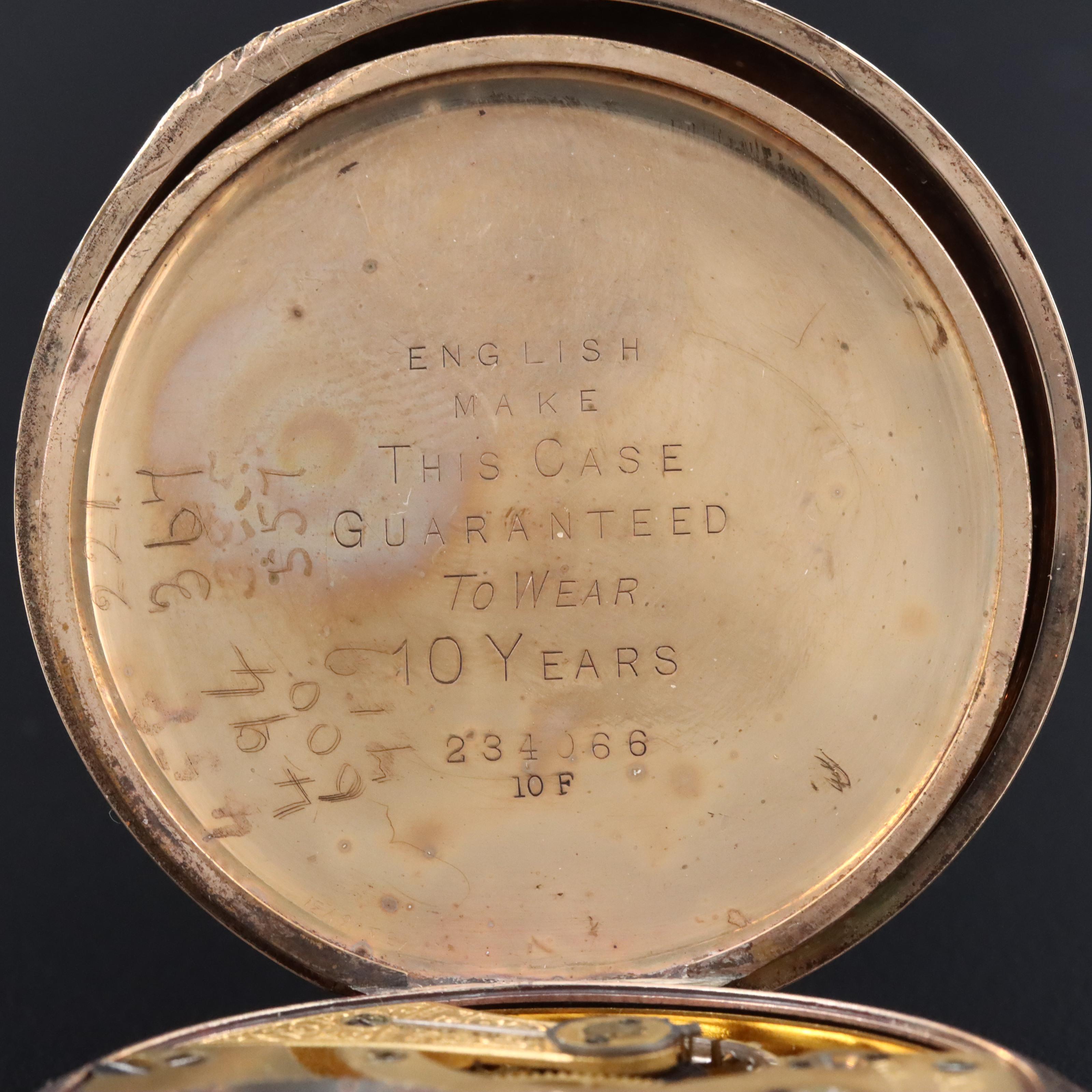 1906 Waltham Demi Hunter Gold-Filled Pocket Watch