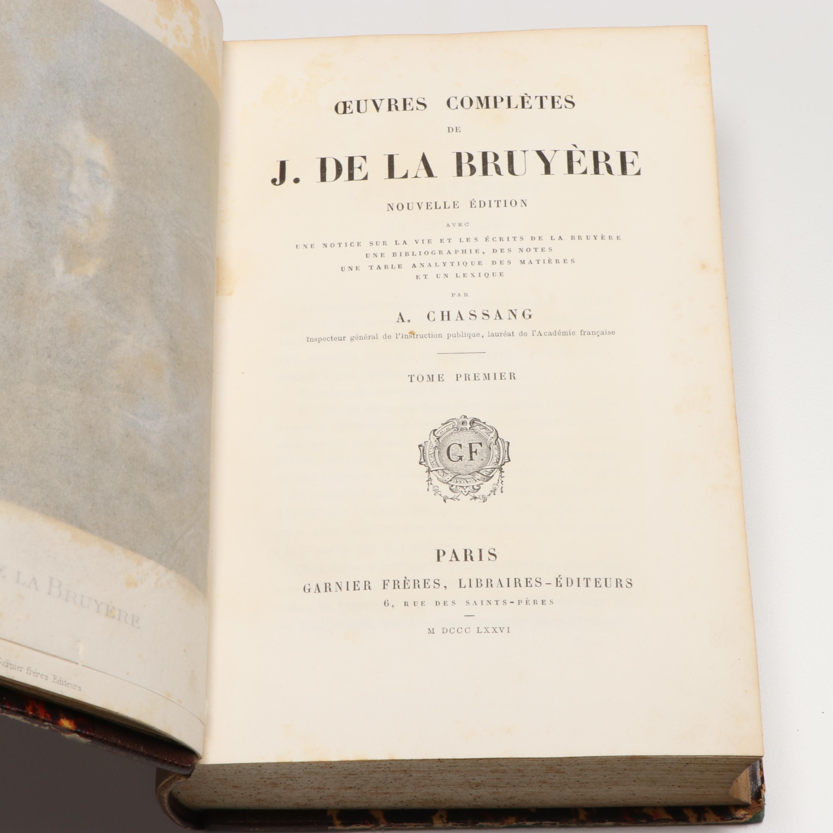 "Mémoires du Chancelier Prince de Bülow" Volumes 1-4 with More French Books