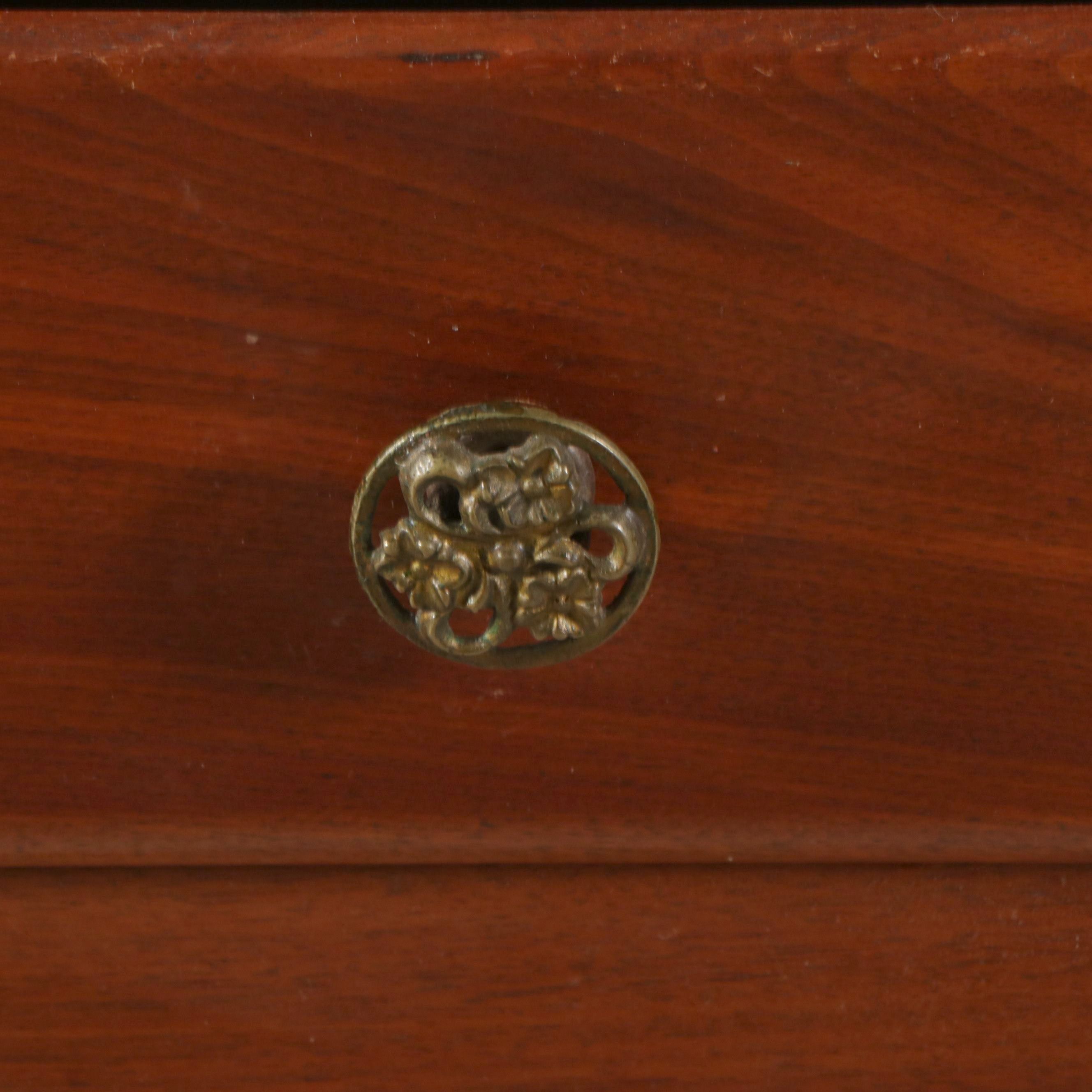 American Primitive Style Cherry Step Back Hutch, Late 19th/Early 20th Century