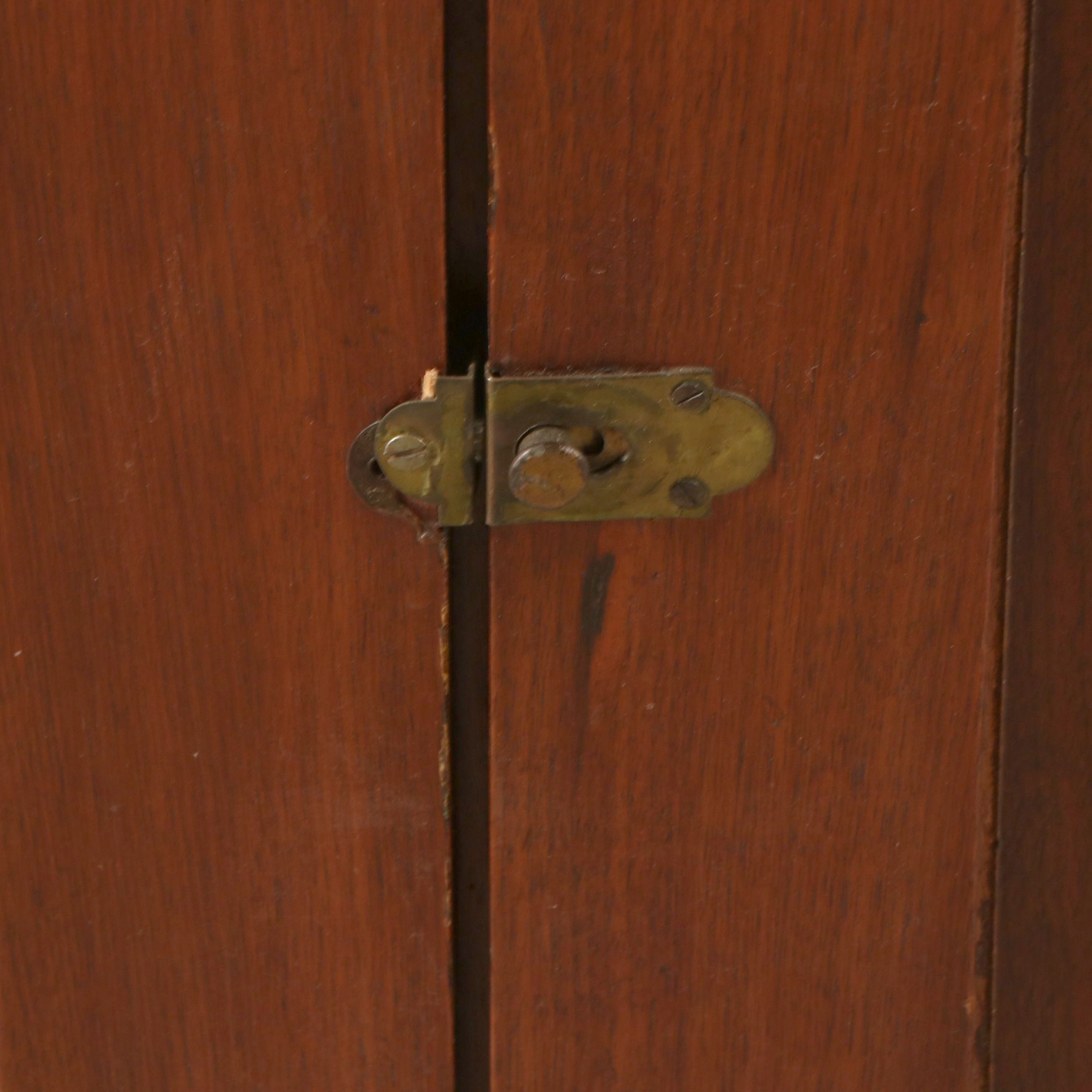 American Primitive Style Cherry Step Back Hutch, Late 19th/Early 20th Century