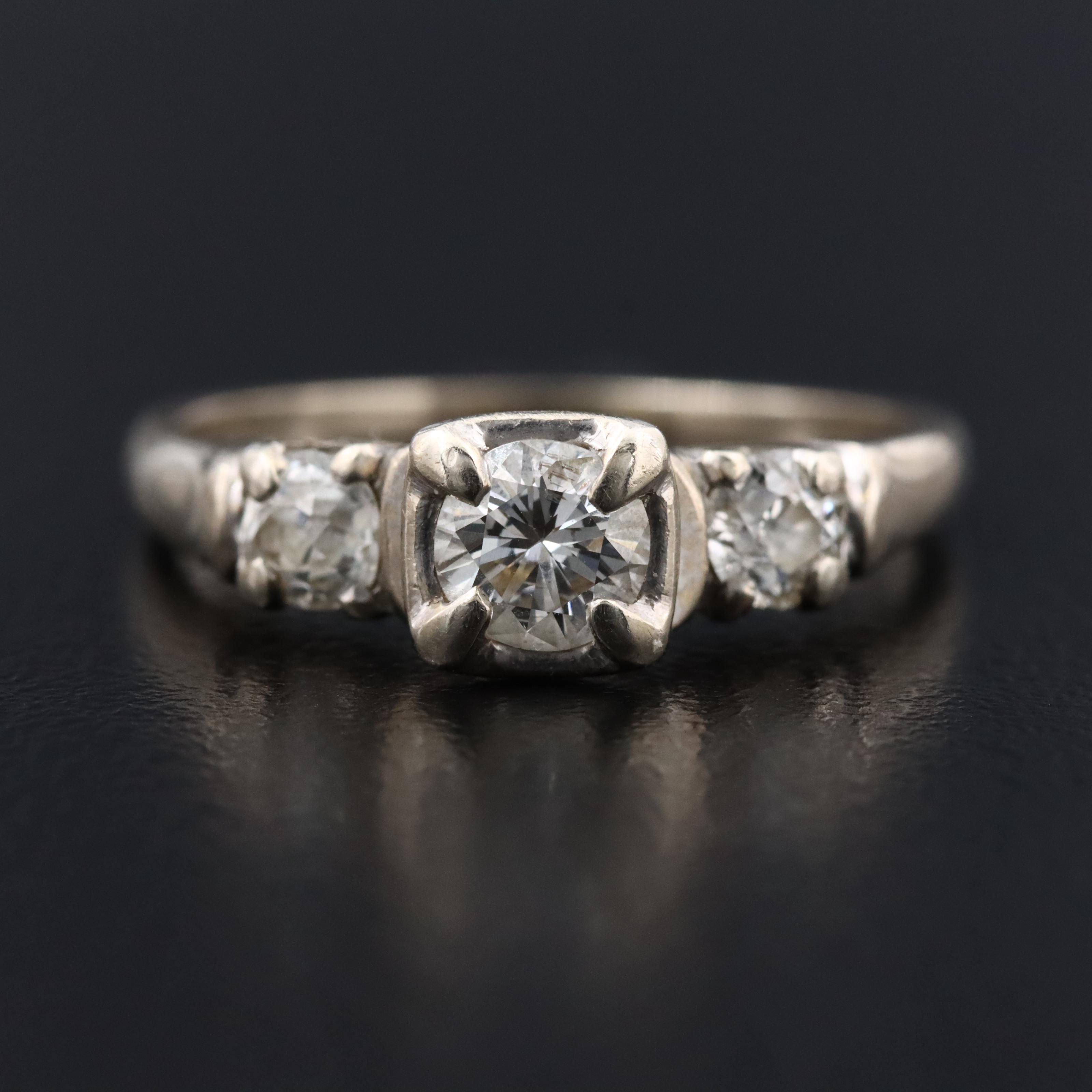 14K 0.70 CTW Diamond Ring